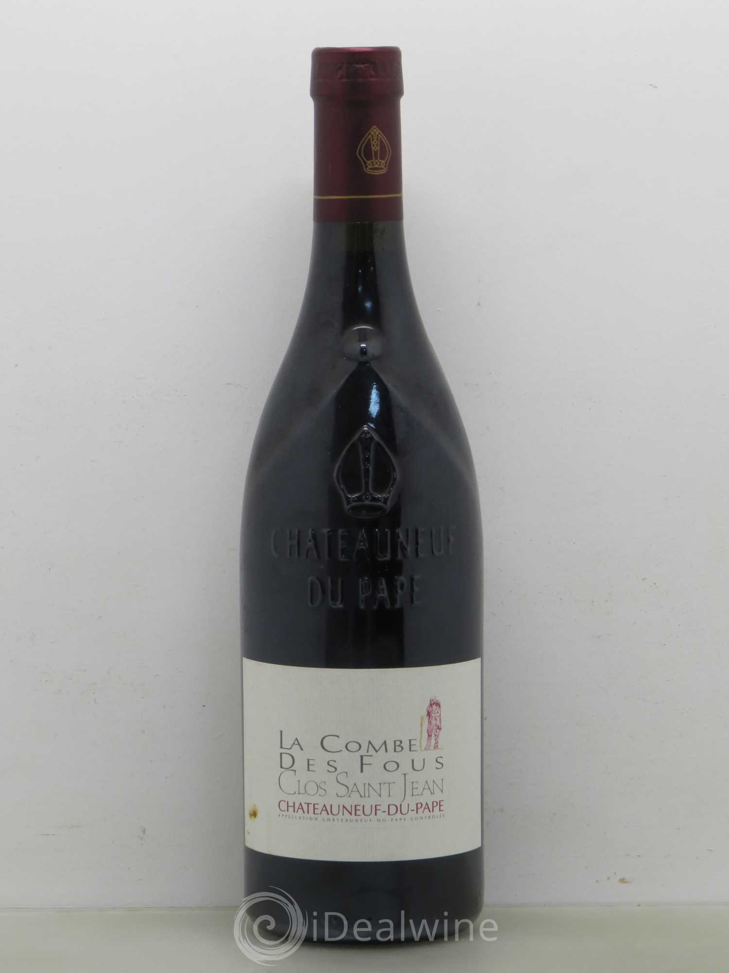 Châteauneuf-du-Pape Clos Saint-Jean La Combe des Fous Pascal et Vincent Maurel 2007 - Lot de 1 bouteille - 0