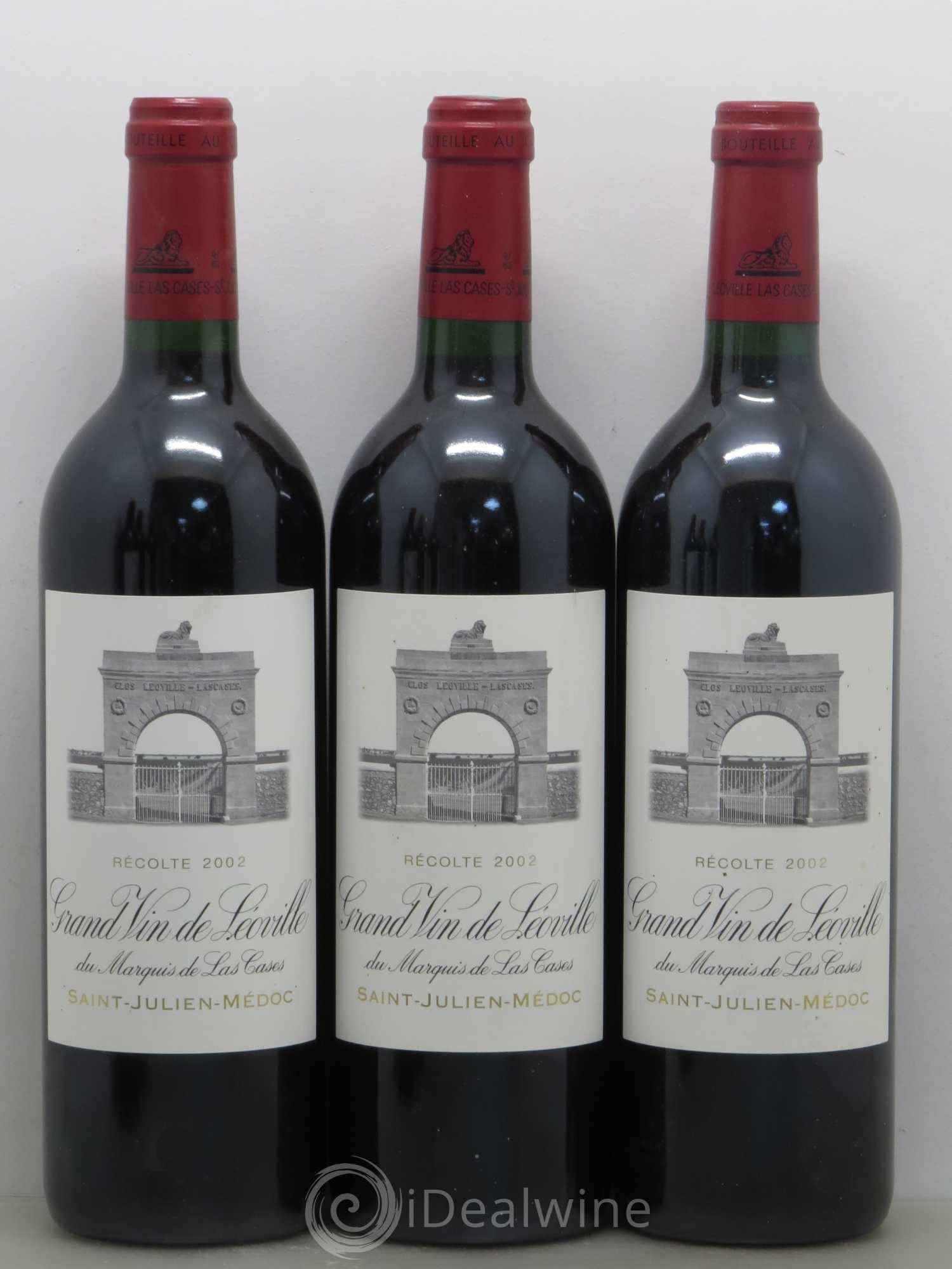 Château Léoville Las Cases 2ème Grand Cru Classé 2002 - Lot de 6 bouteilles - 1