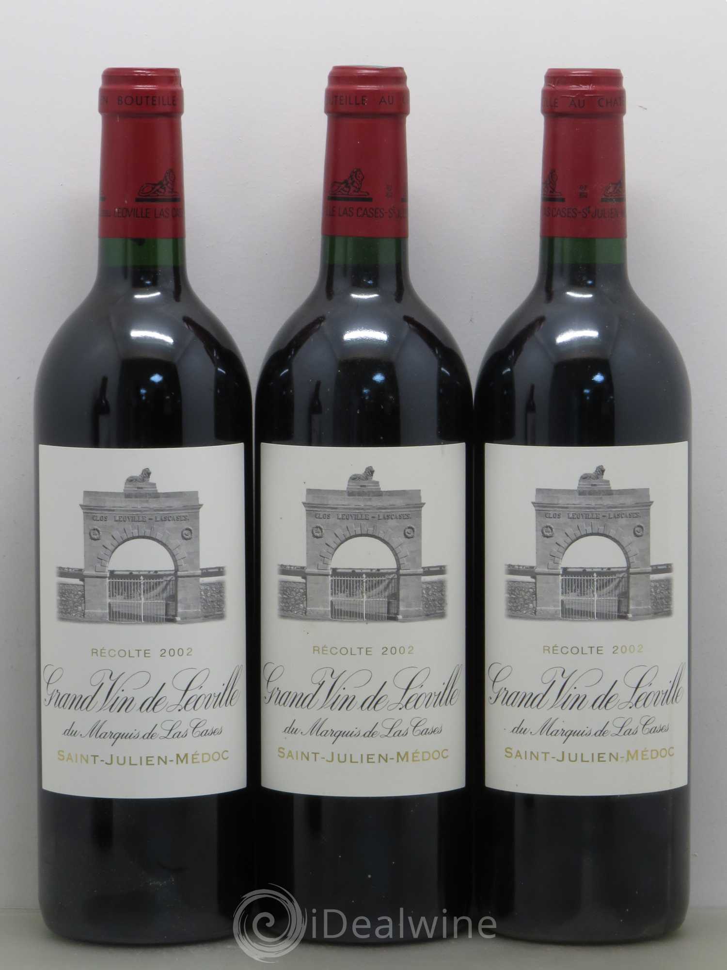 Château Léoville Las Cases 2ème Grand Cru Classé 2002 - Lot de 6 bouteilles - 2