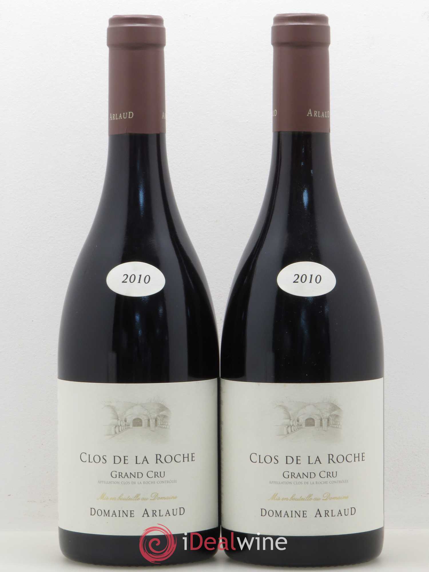 Clos de la Roche Grand Cru Arlaud 2010 - Lot de 2 bouteilles - 0