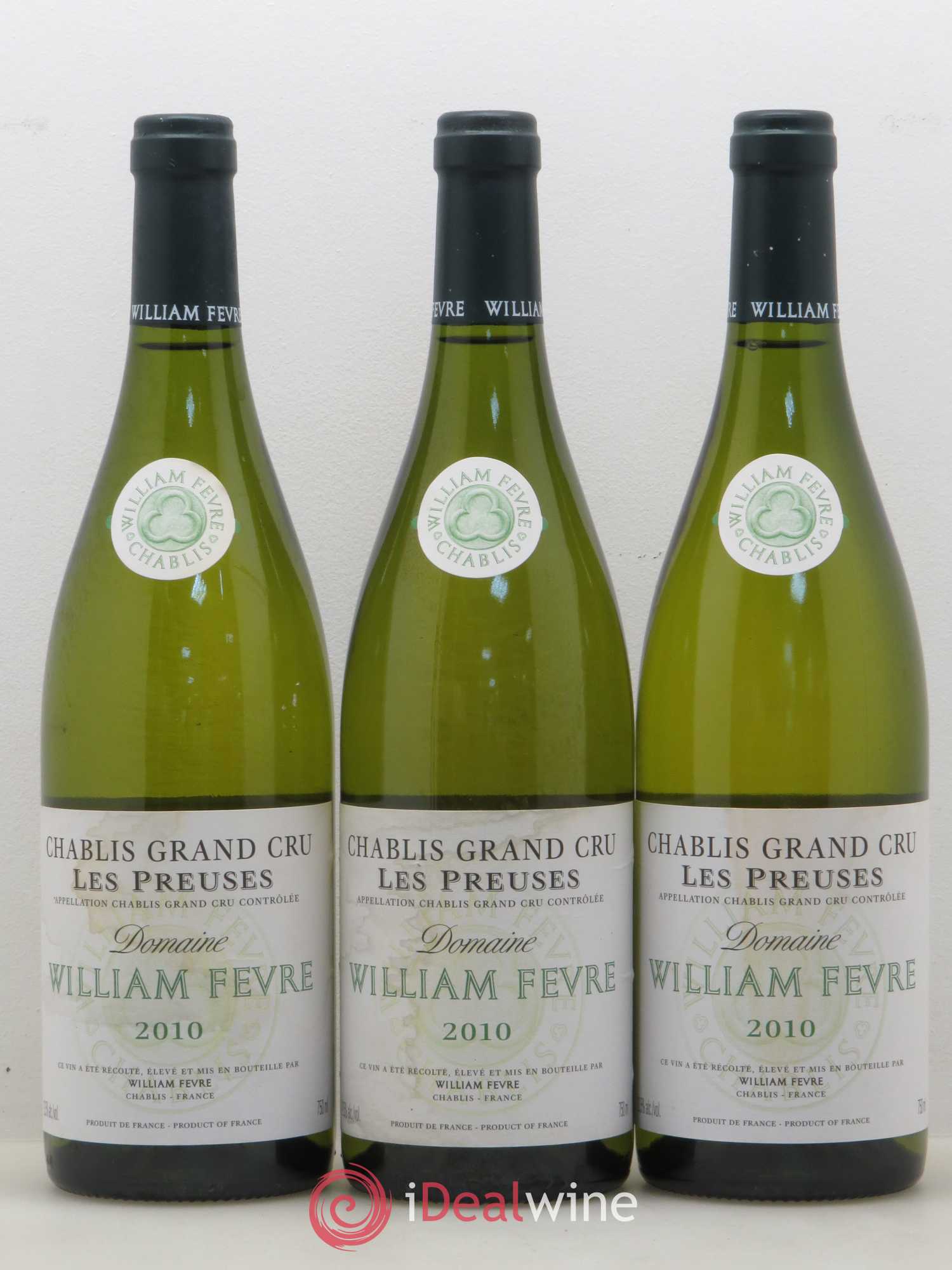 Chablis Grand Cru les Preuses William Fèvre 2010 - Lot de 6 bouteilles - 1
