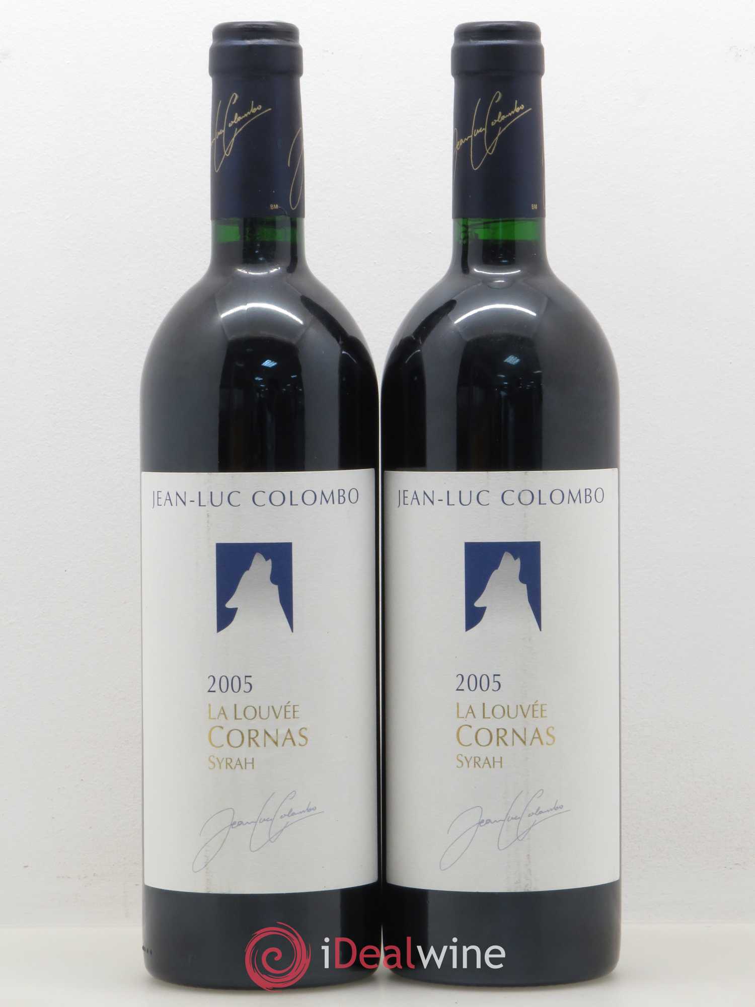 Cornas La Louvée Jean-Luc Colombo 2005 - Lot de 2 bouteilles - 0