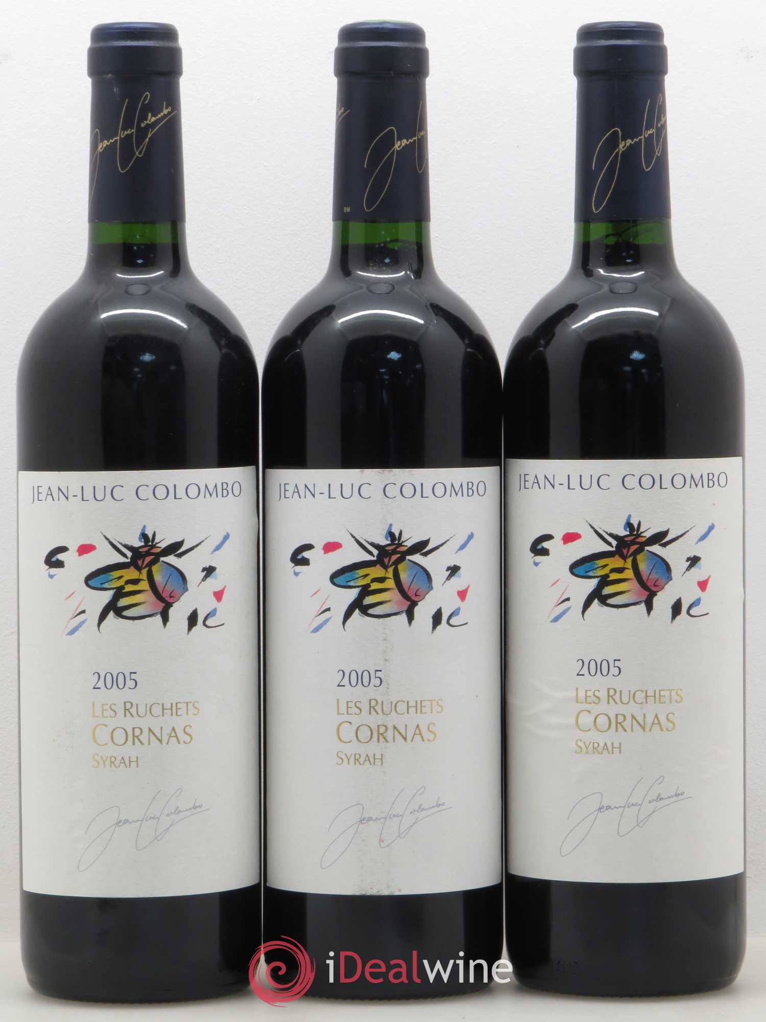 Cornas les Ruchets Jean-Luc Colombo 2005 - Posten von 3 Flaschen - 0