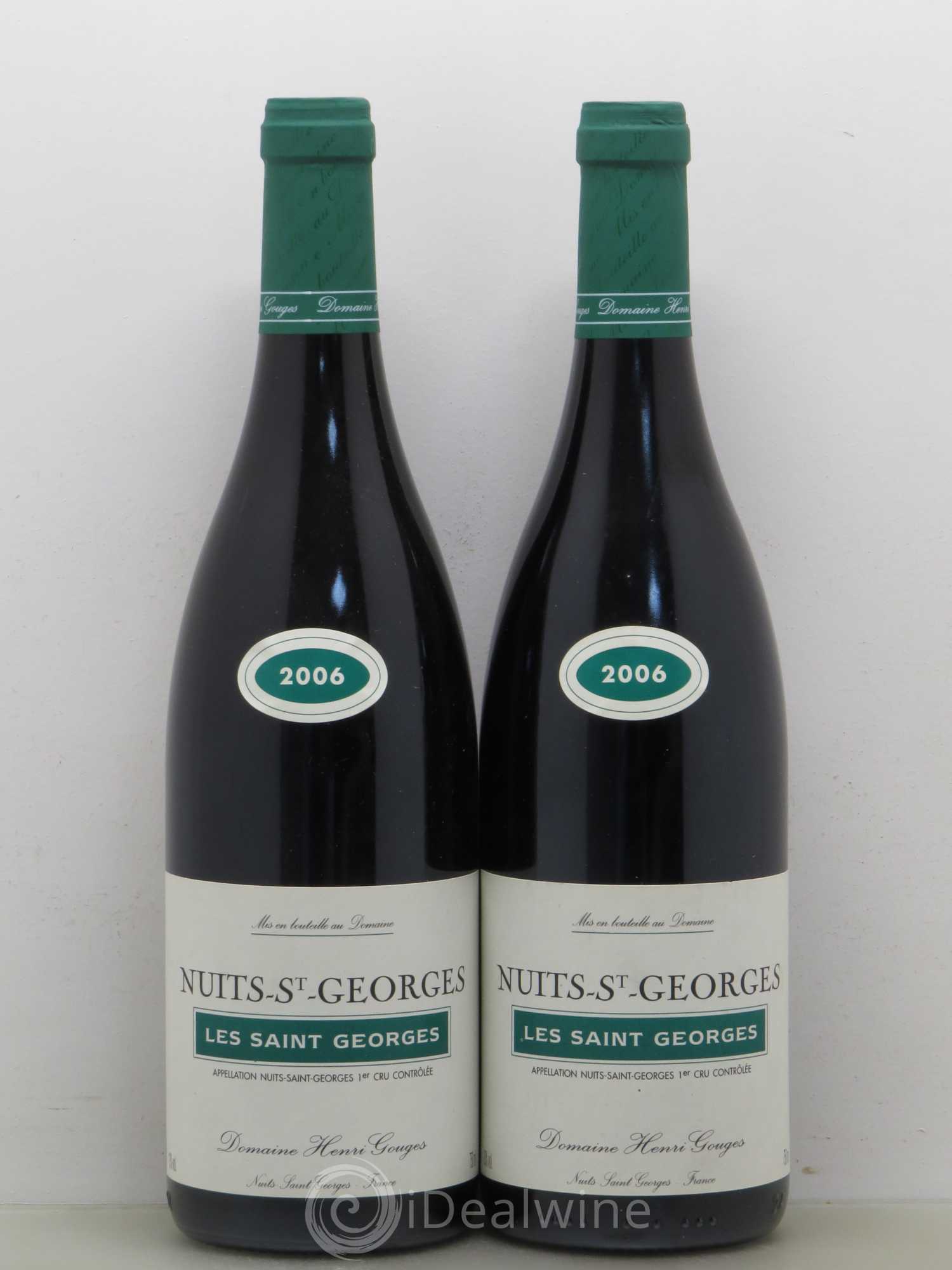 Nuits-Saint-Georges 1er Cru Les Saints Georges Henri Gouges 2006 - Lot de 2 bouteilles - 0