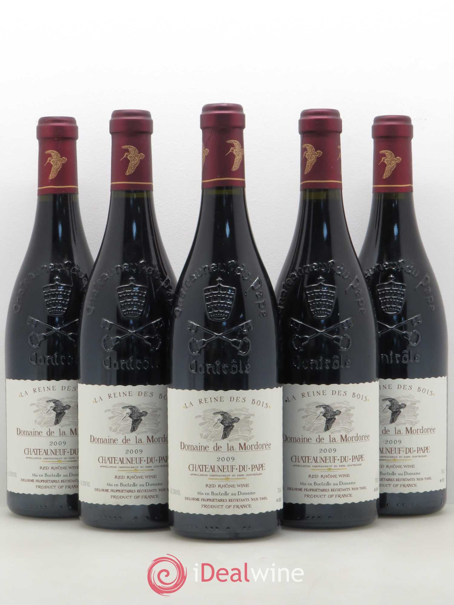 Châteauneuf-du-Pape Cuvée de la Reine des Bois La Mordorée (Domaine de) 2009 - Lot de 5 bouteilles - 0