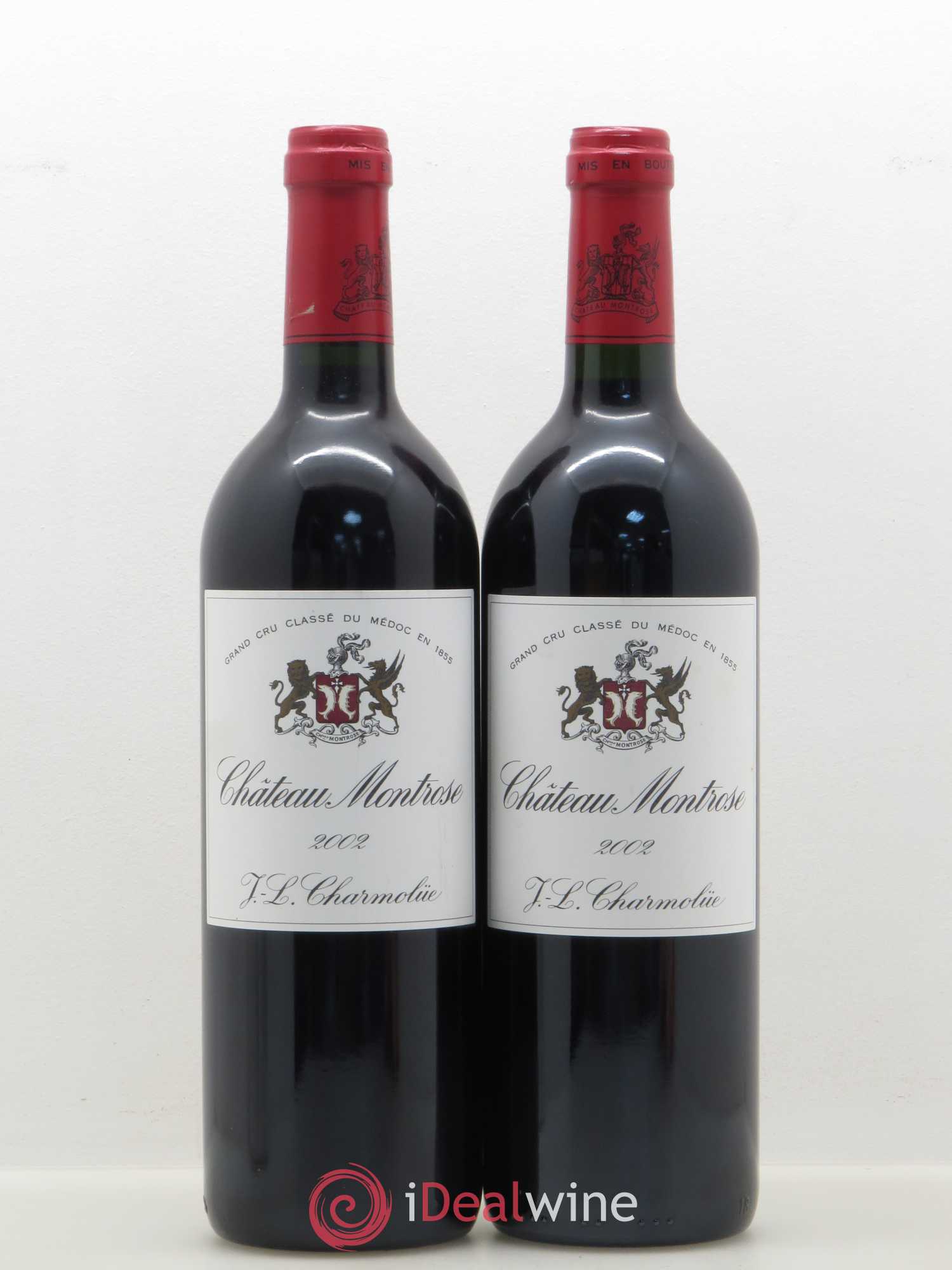 Château Montrose 2ème Grand Cru Classé 2002 - Lot de 2 bouteilles - 0