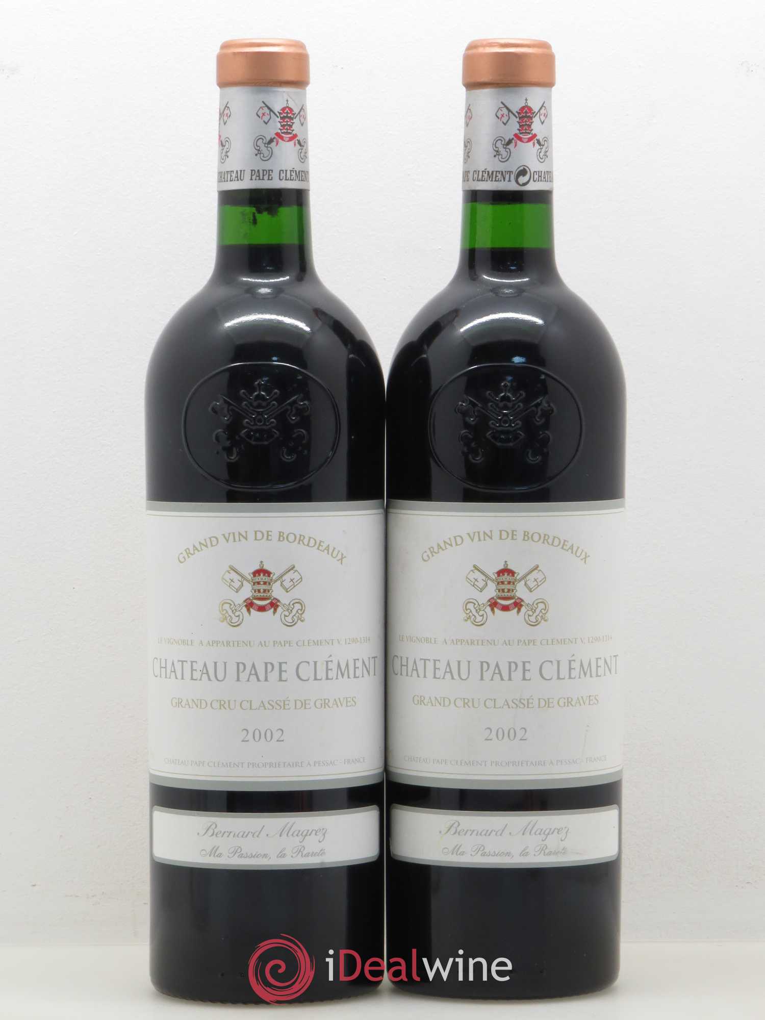 Château Pape Clément Cru Classé de Graves 2002 - Lot de 2 bouteilles - 0