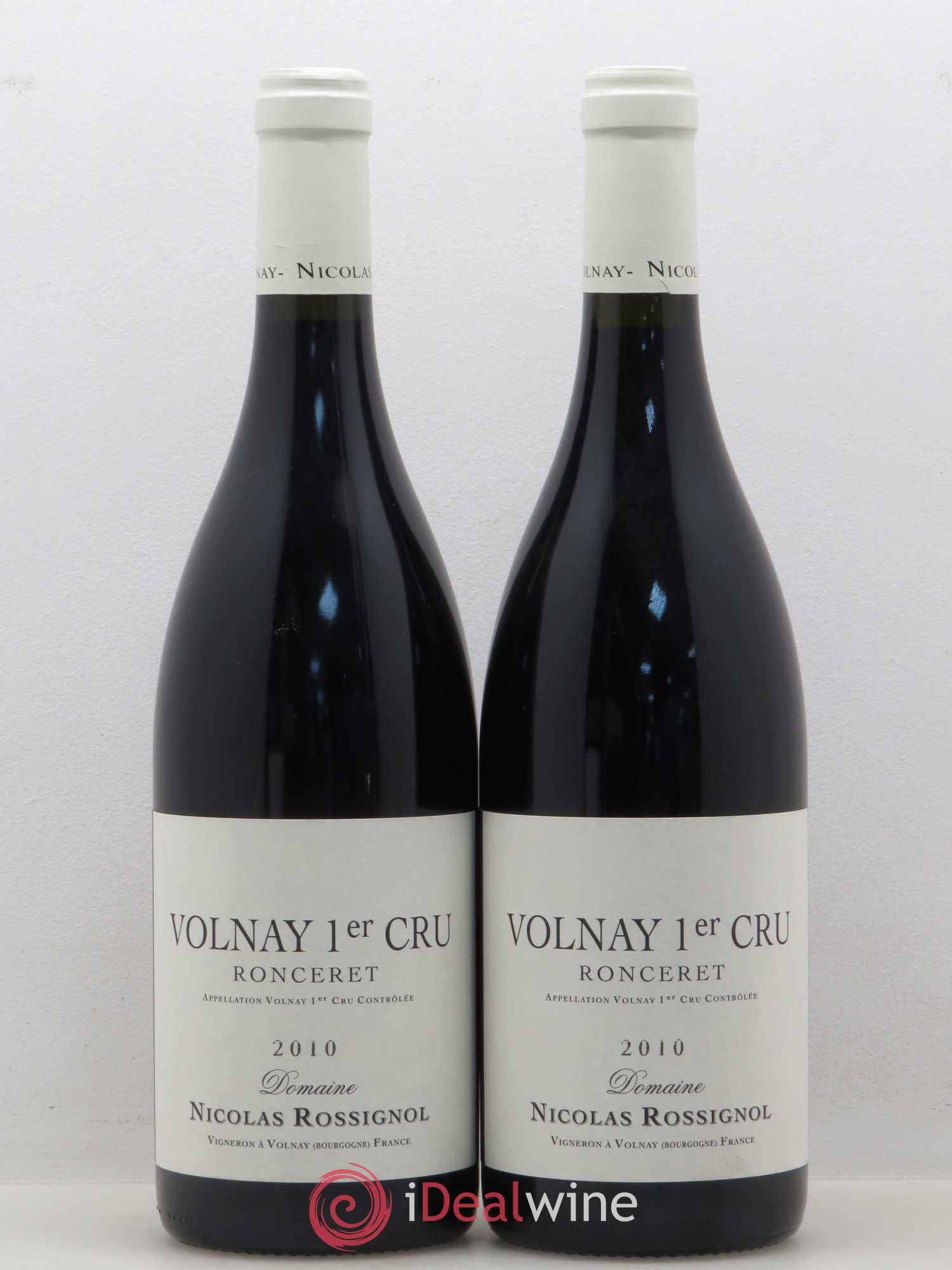 Volnay 1er Cru Ronceret Nicolas Rossignol 2010 - Lot de 2 bouteilles - 0