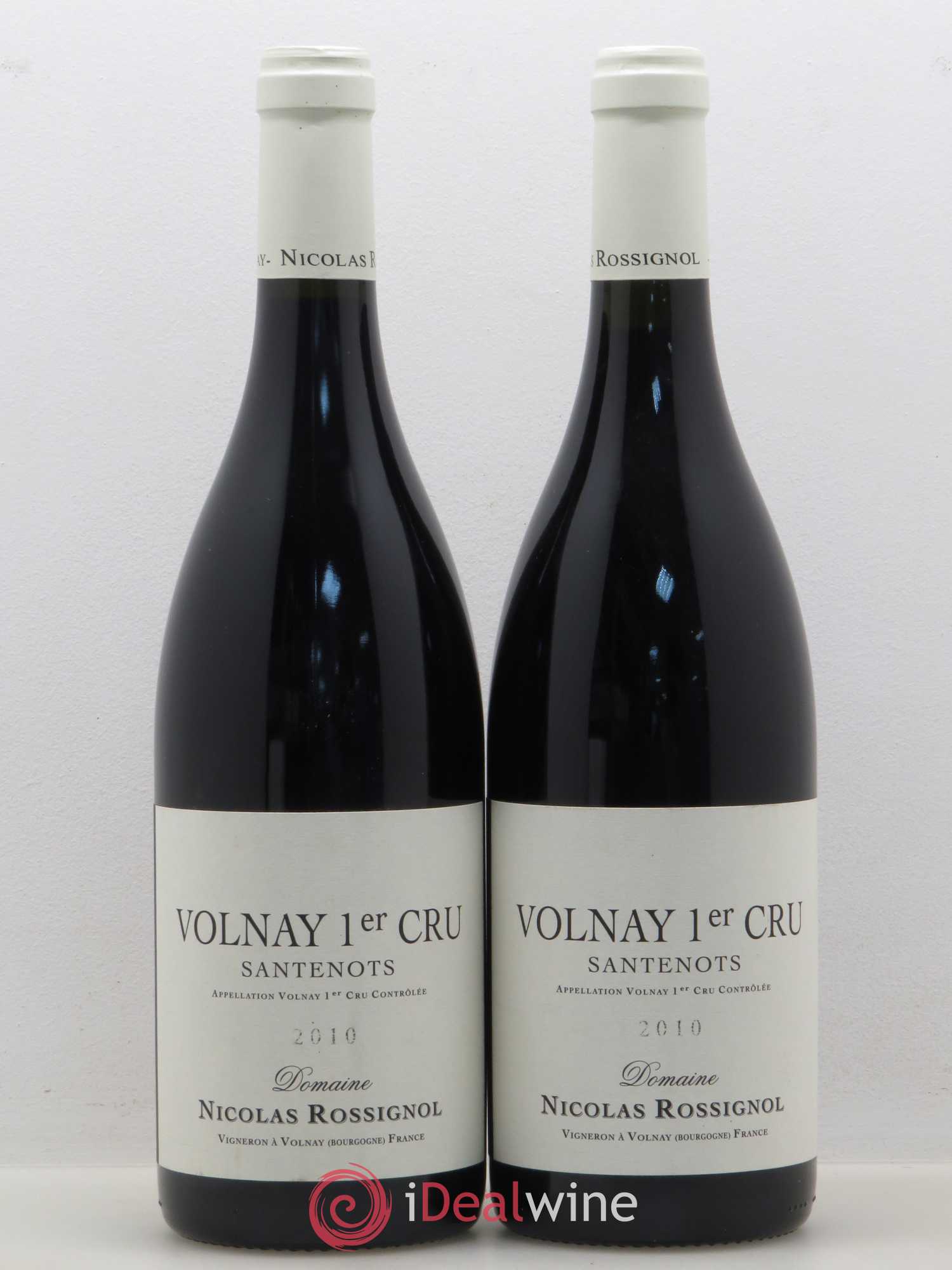 Volnay 1er Cru Santenots Nicolas Rossignol 2010 - Lot de 2 bouteilles - 0