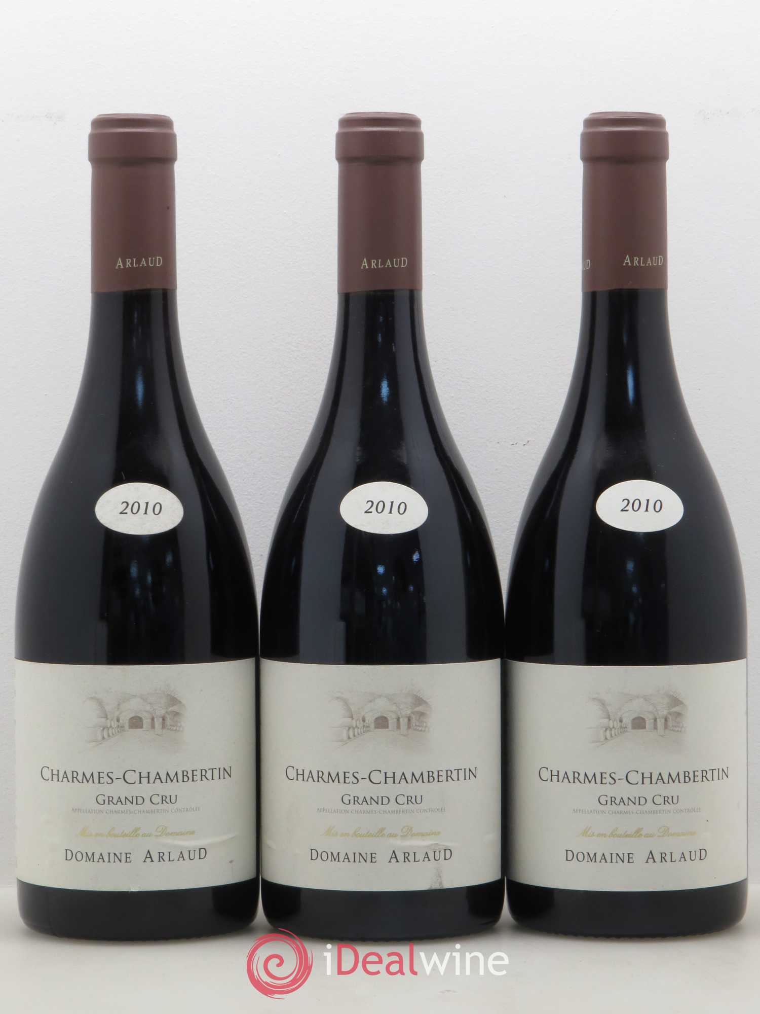 Charmes-Chambertin Grand Cru Arlaud 2010 - Lot de 3 bouteilles - 0