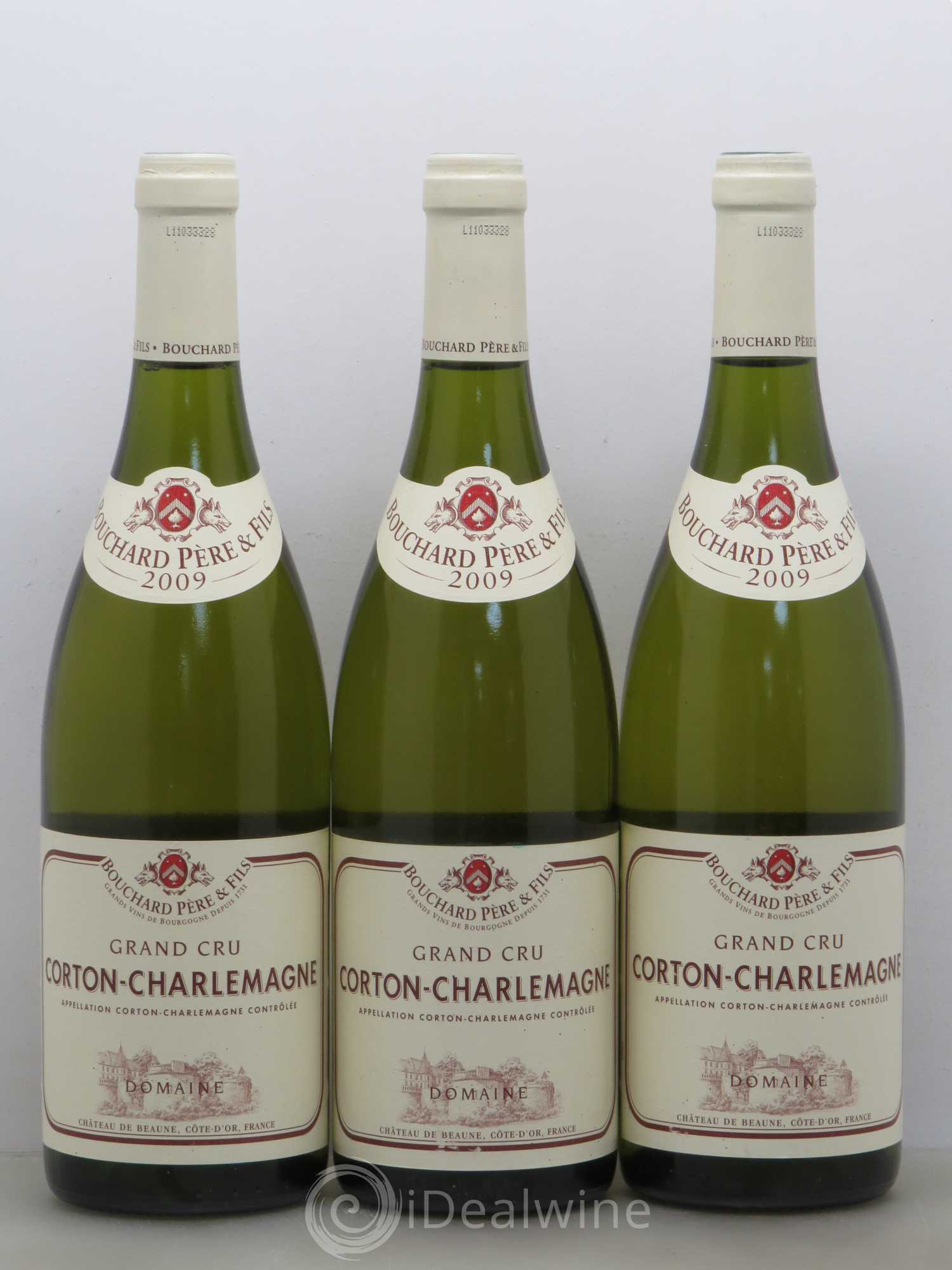 Corton-Charlemagne Grand Cru Bouchard Père & Fils 2009 - Lot de 3 bouteilles - 0