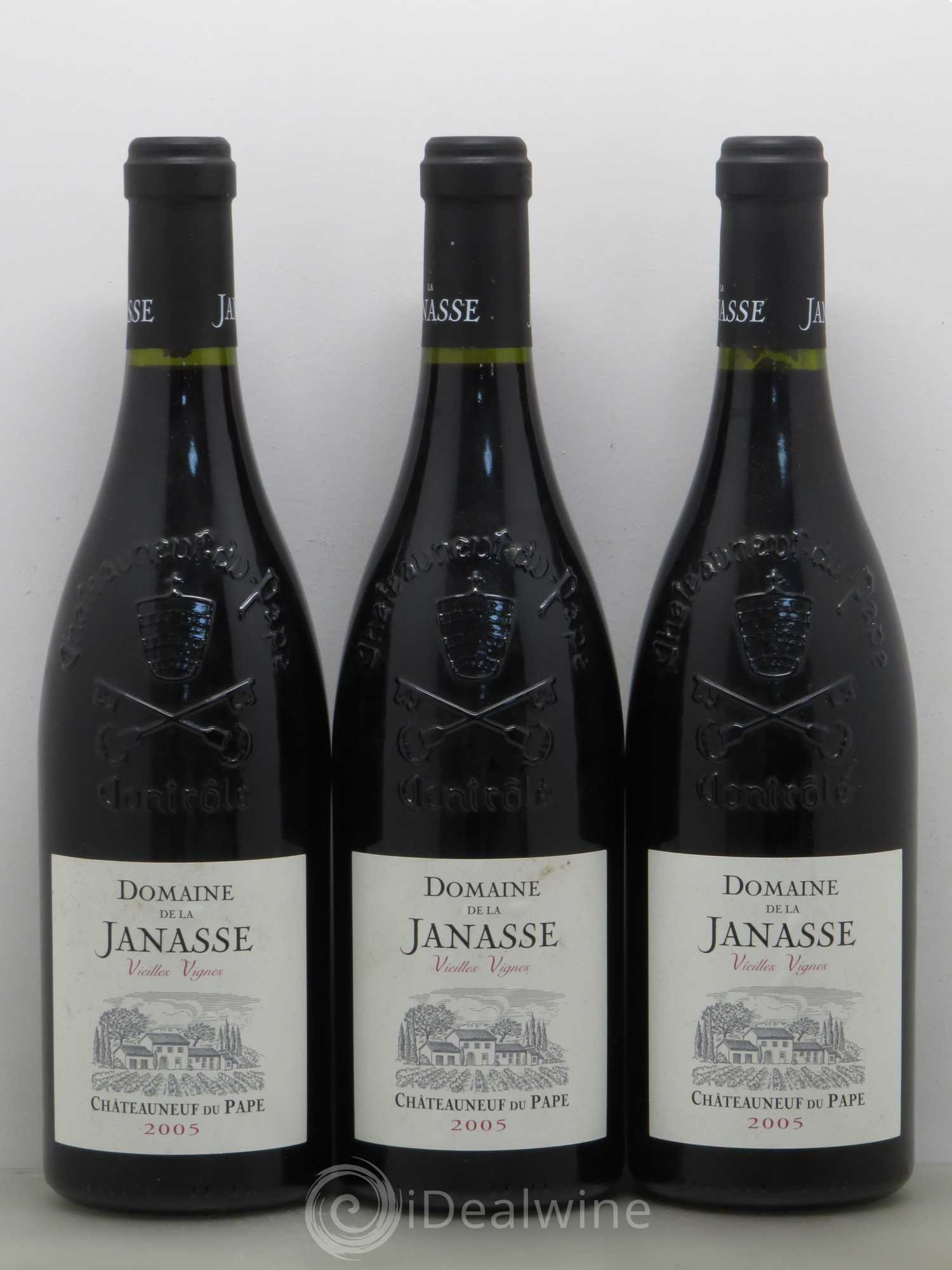 Châteauneuf-du-Pape Cuvée Vieilles Vignes La Janasse (Domaine de) 2005 - Lot de 3 bouteilles - 0