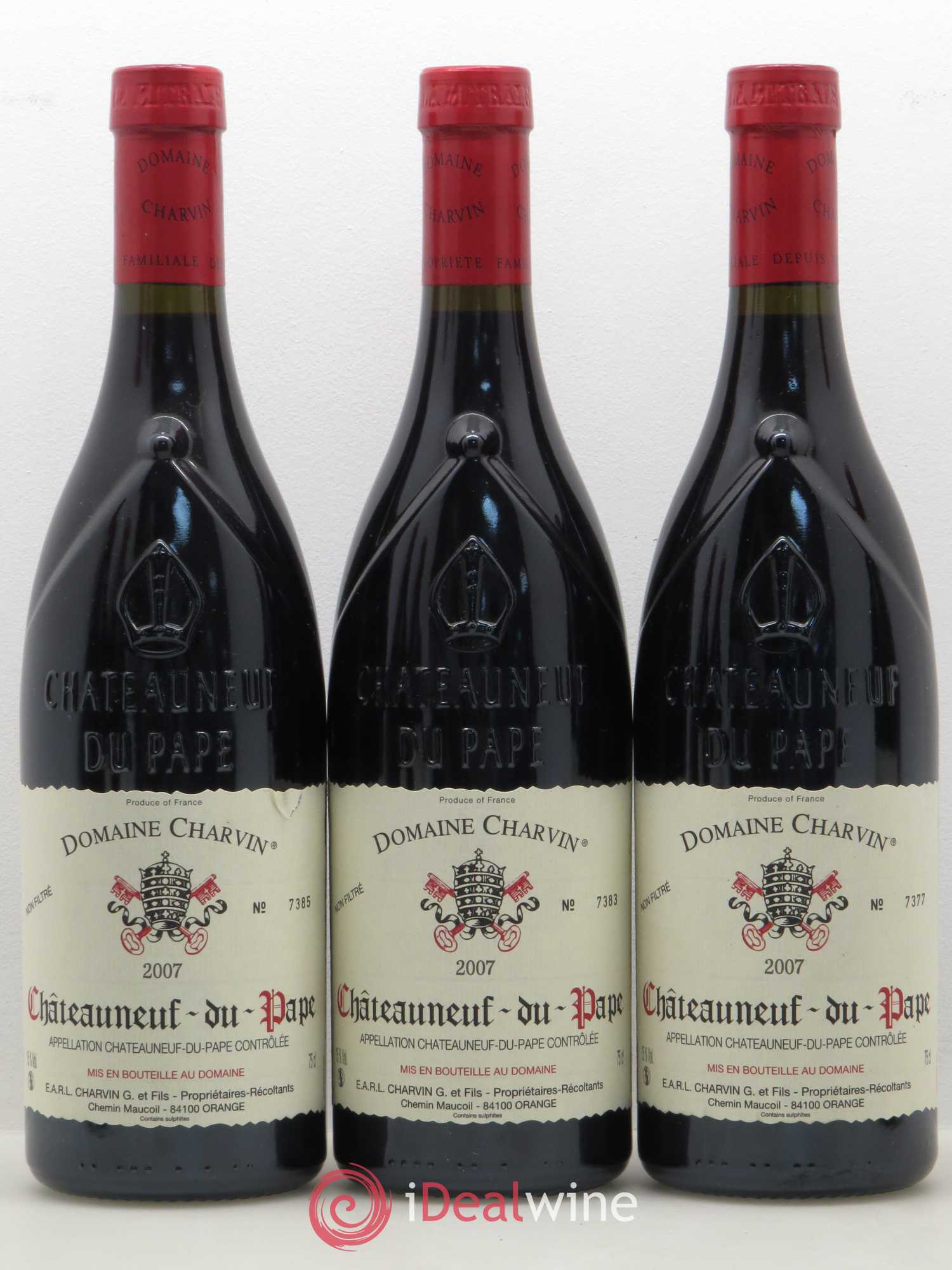 Châteauneuf-du-Pape Charvin (Domaine) 2007 - Lot de 6 bouteilles - 2