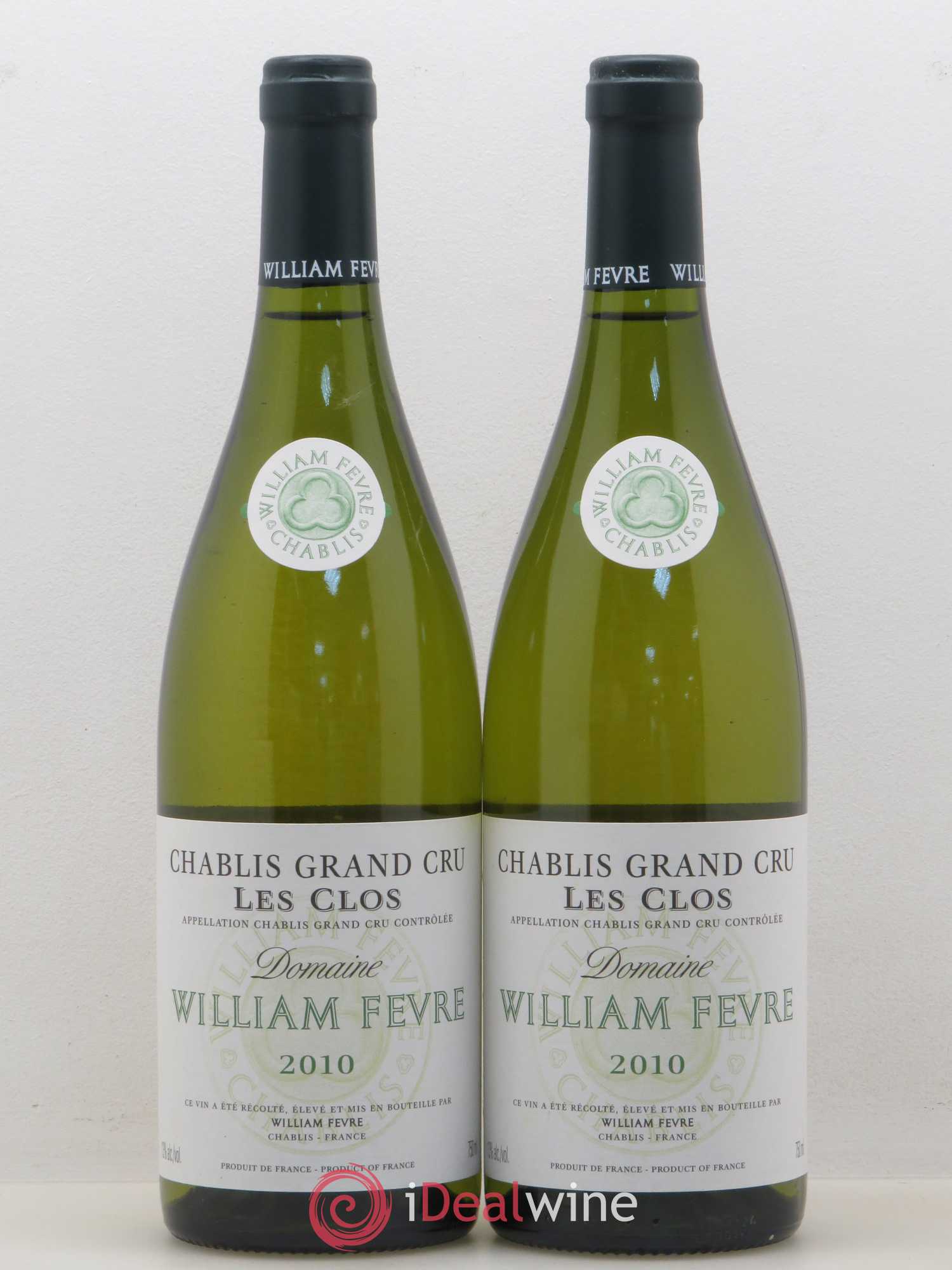 Chablis Grand Cru Les Clos William Fèvre 2010 - Lot de 2 bouteilles - 0