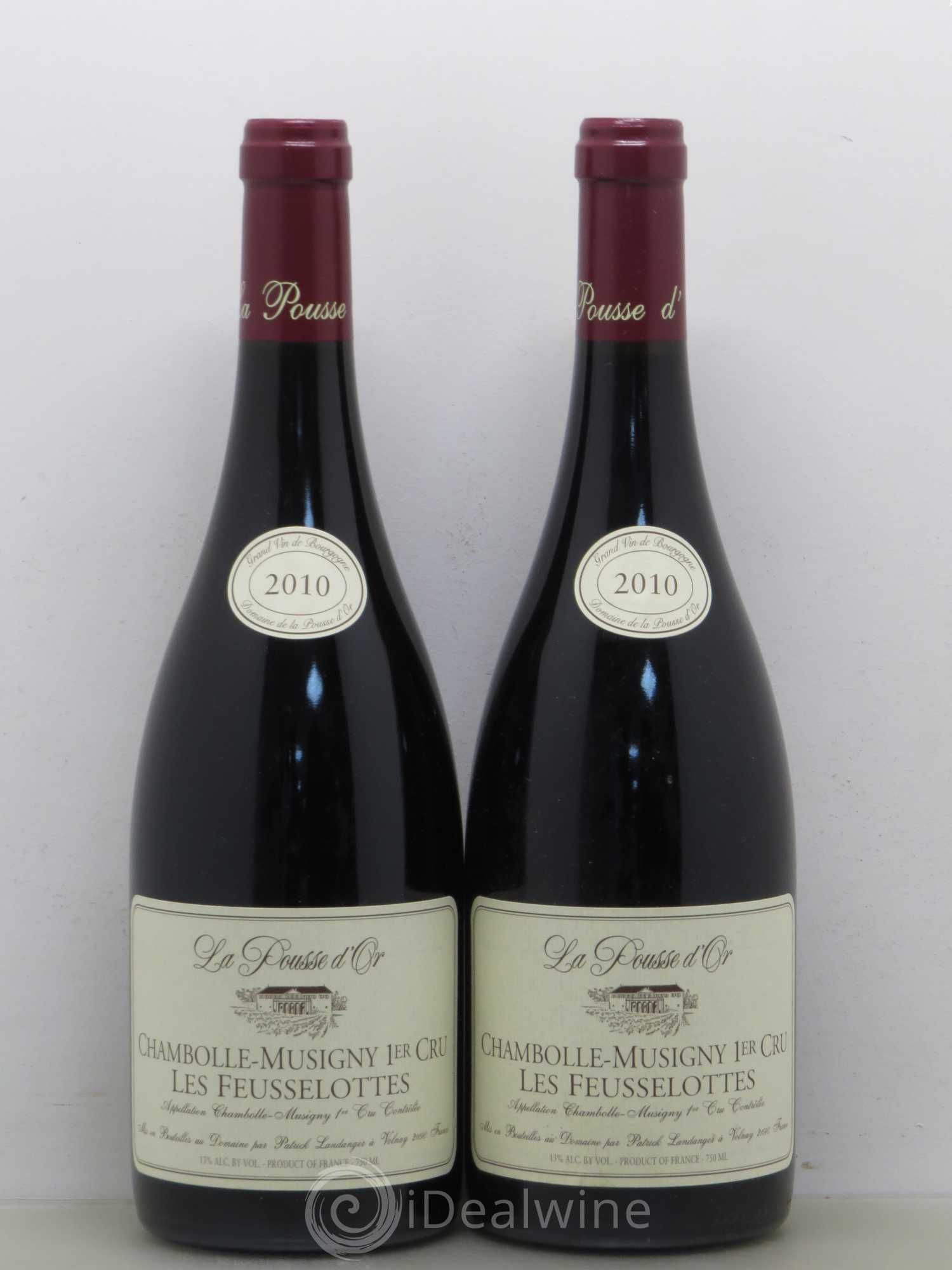 Chambolle-Musigny 1er Cru Les Feusselottes La Pousse d'Or (Domaine de) 2010 - Lot de 2 bouteilles - 0