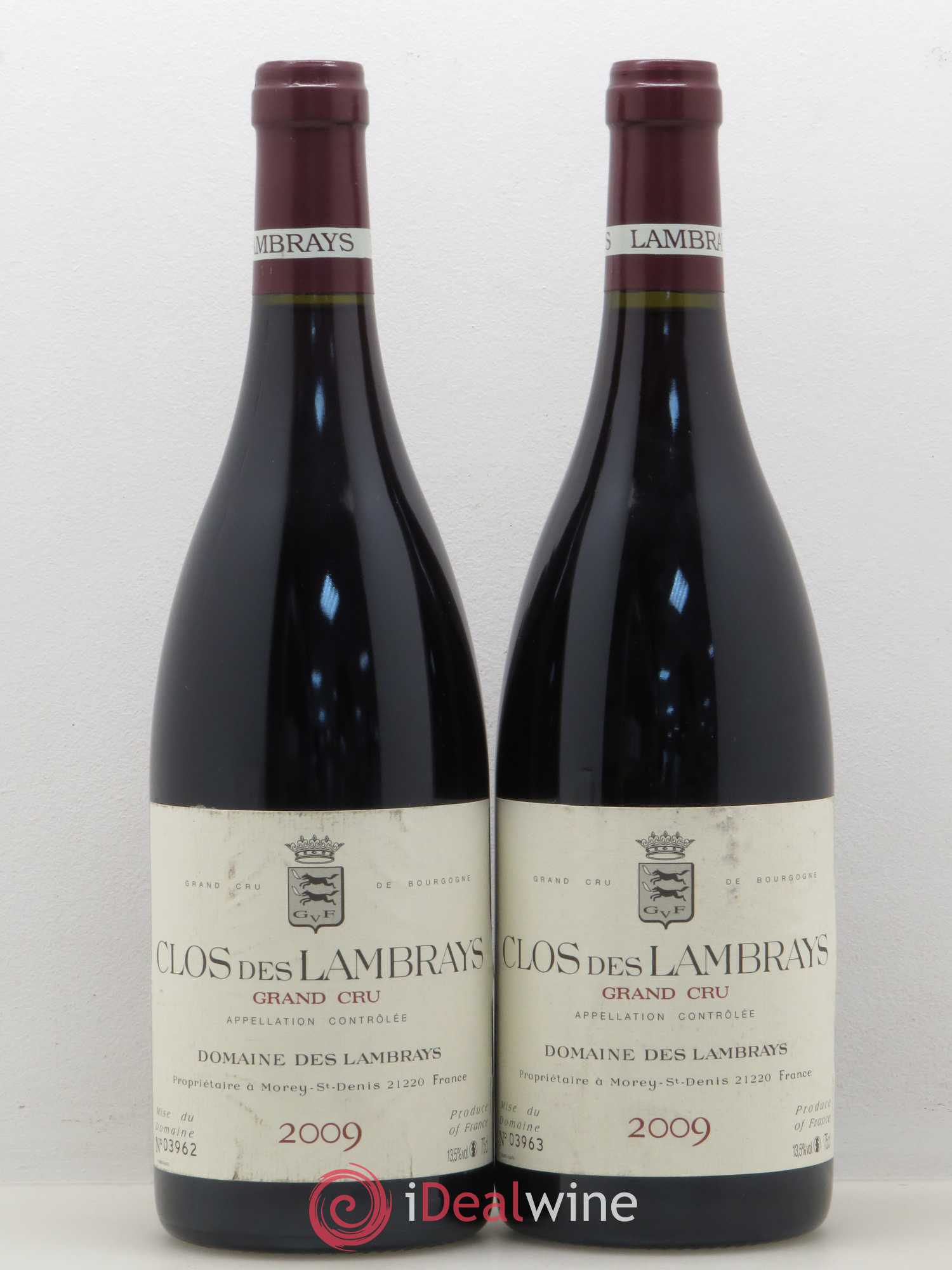 Clos des Lambrays Grand Cru Domaine des Lambrays 2009 - Lot de 2 bouteilles - 0