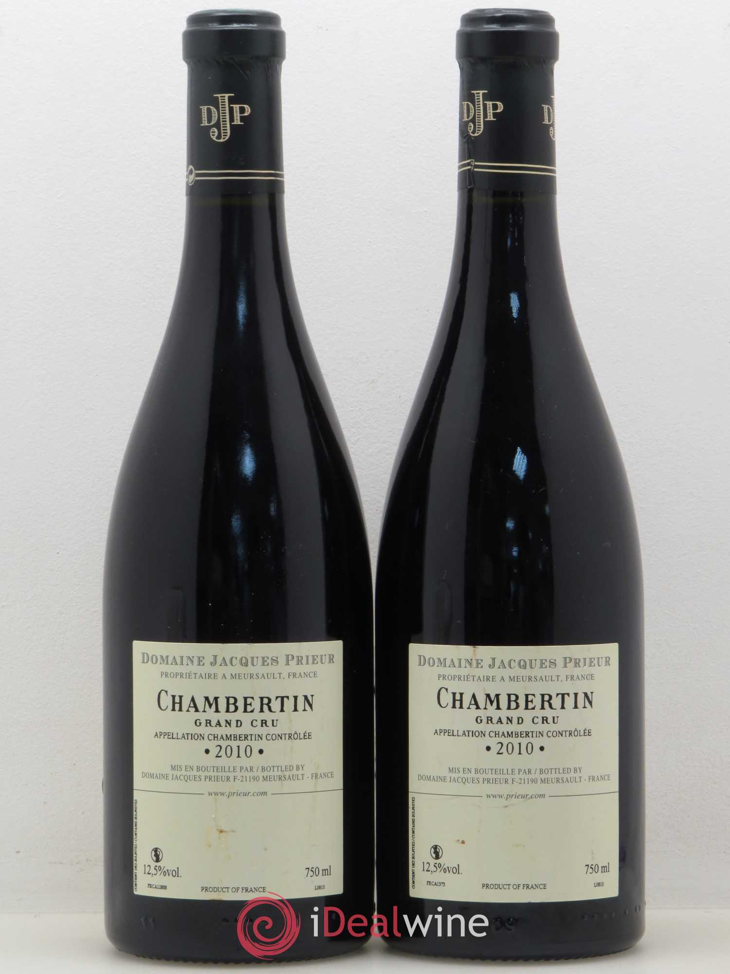 Chambertin Grand Cru Jacques Prieur (Domaine) 2010 - Lot de 2 bouteilles - 1