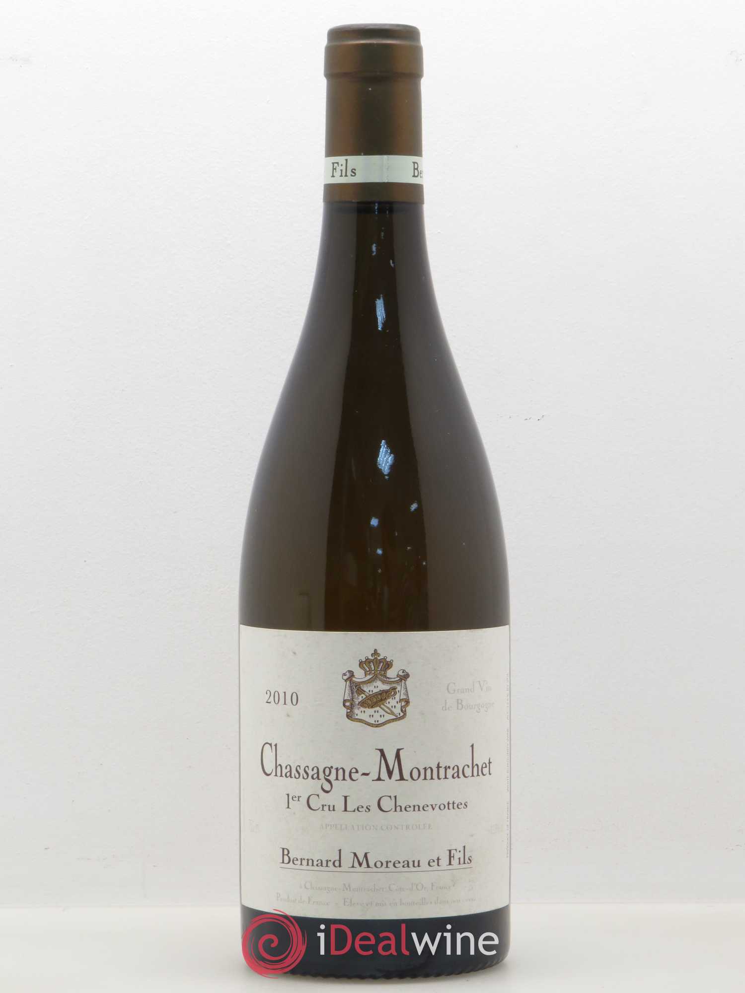 Chassagne-Montrachet 1er Cru Les Chenevottes - Bernard Moreau et Fils 2010 - Posten von 1 Flasche - 0