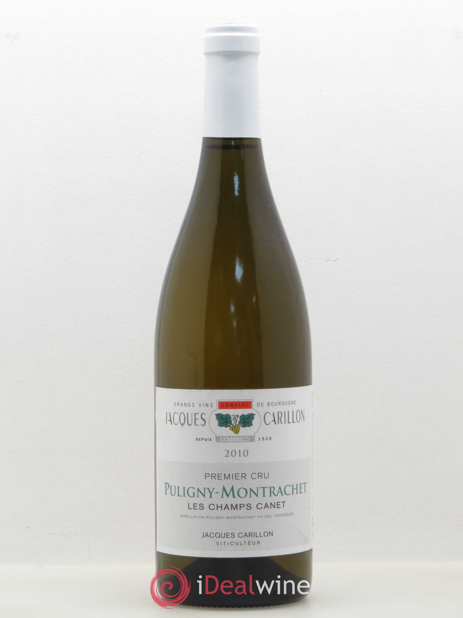 Puligny-Montrachet 1er Cru Les Champs Canet - Jaques Carillon 2010 - Posten von 1 Flasche - 0