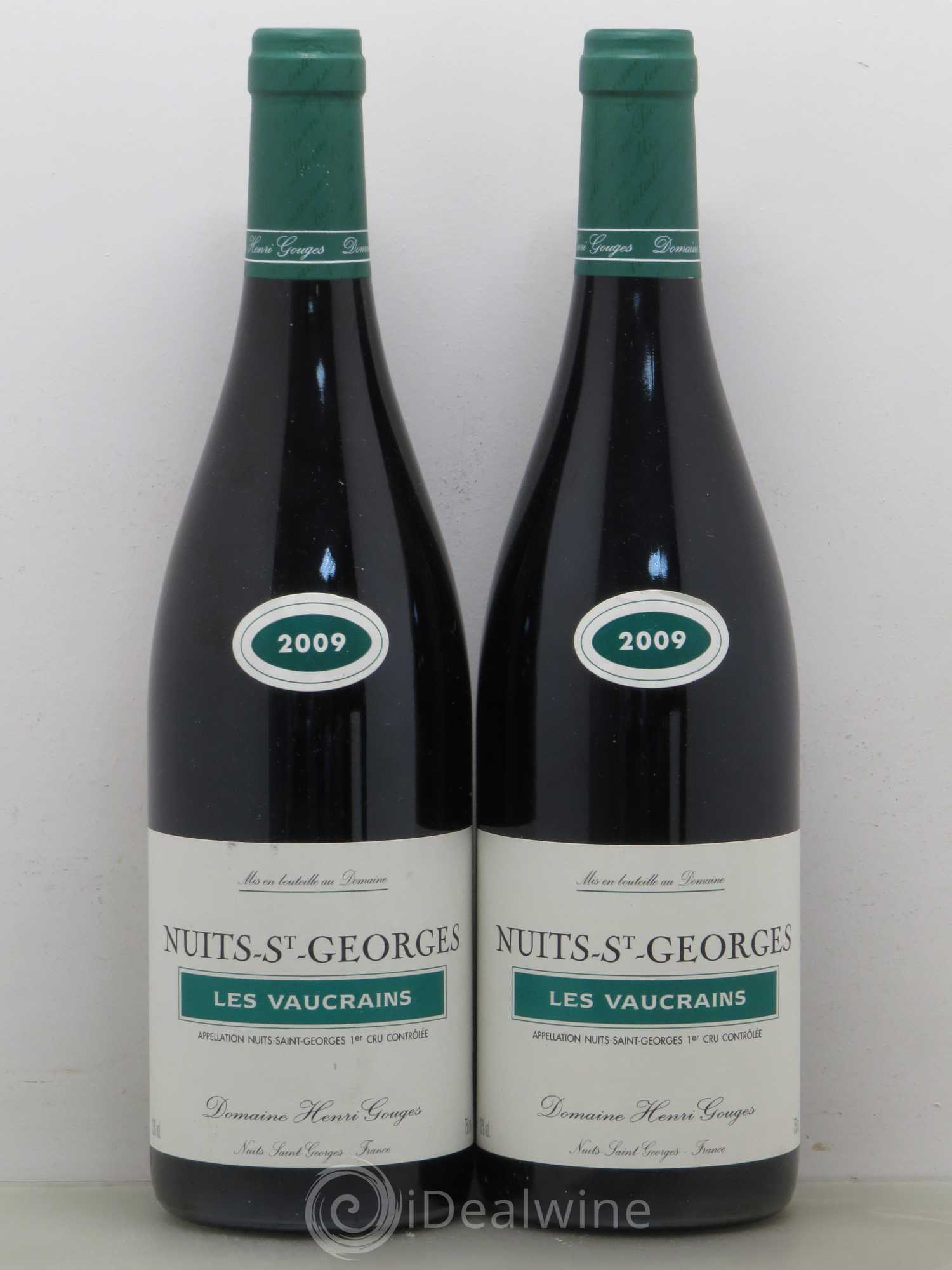 Nuits-Saint-Georges 1er Cru Les Vaucrains Henri Gouges 2009 - Lot de 2 bouteilles - 0