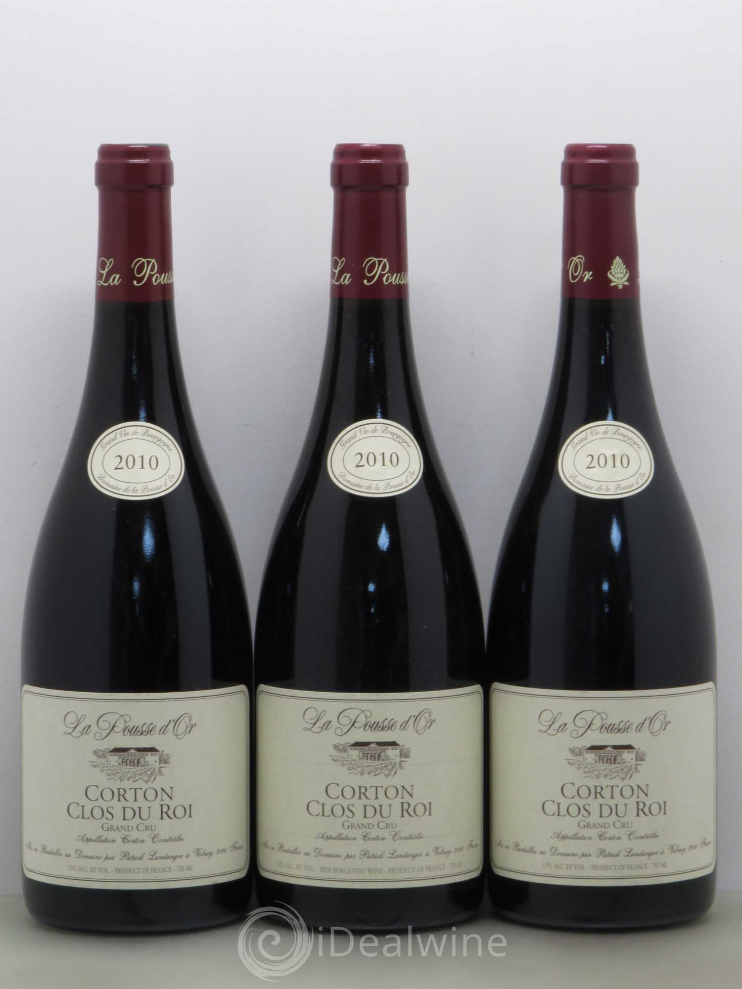 Corton Grand Cru Clos du Roi La Pousse d'Or (Domaine de) 2010 - Lot de 6 bouteilles - 1