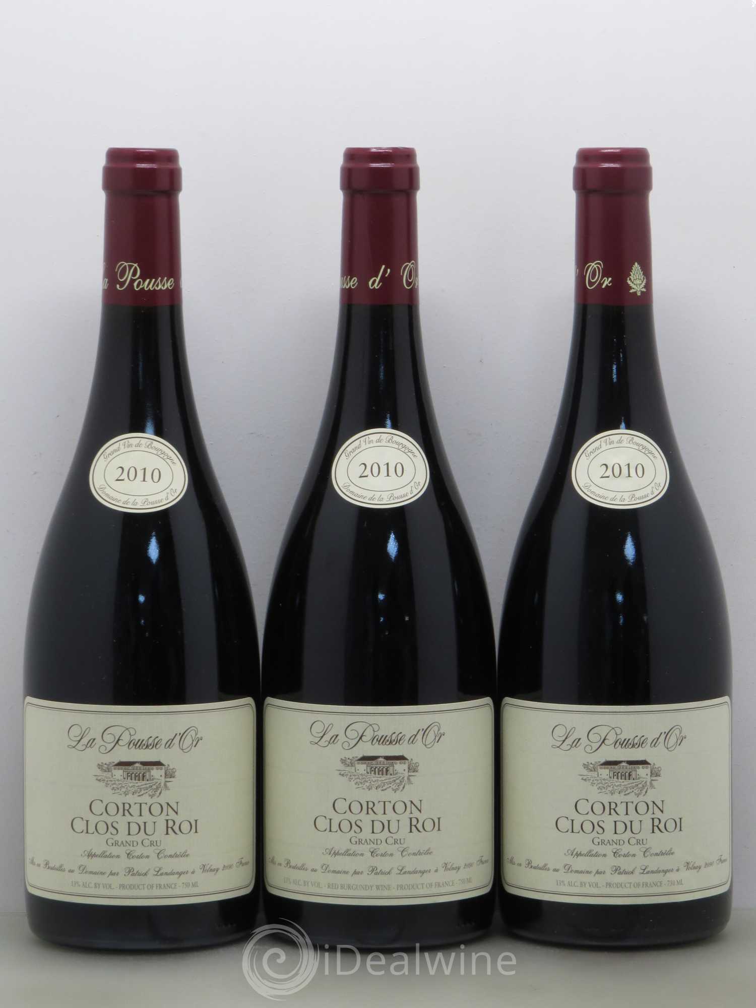 Corton Grand Cru Clos du Roi La Pousse d'Or (Domaine de) 2010 - Lot de 3 bouteilles - 0