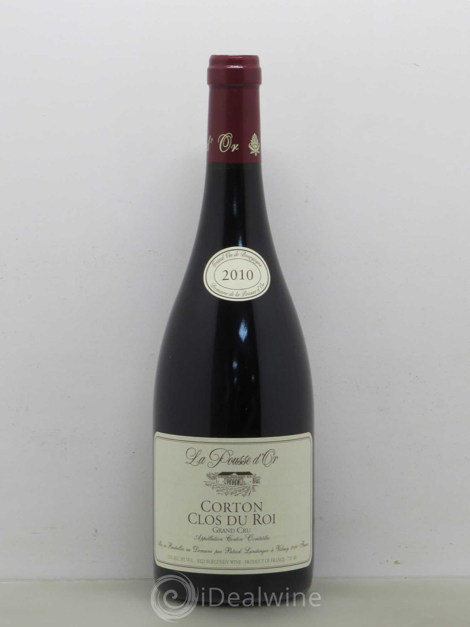 Corton Grand Cru Clos du Roi La Pousse d'Or (Domaine de) 2010 - Lot de 1 bouteille - 0