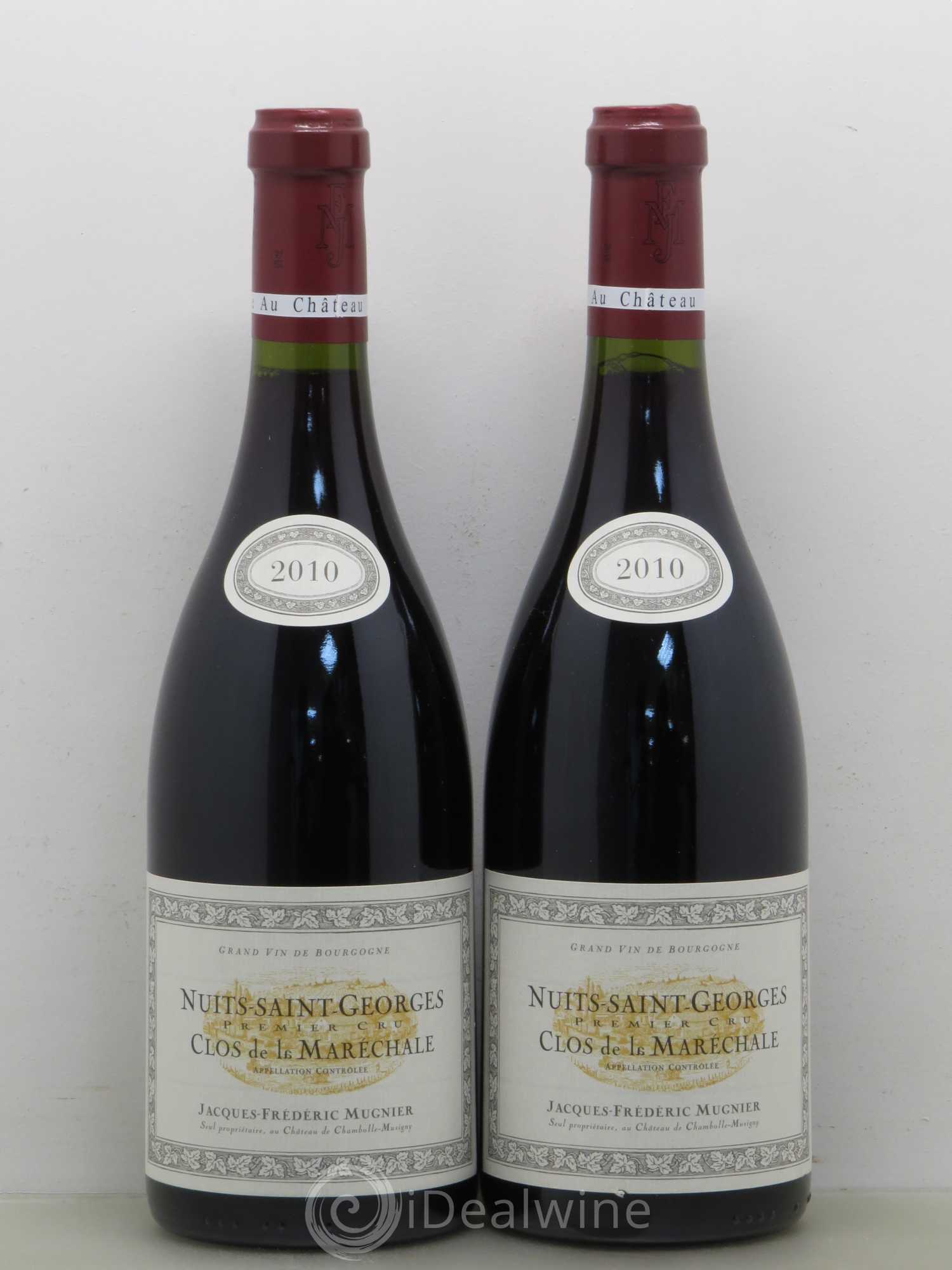 Nuits-Saint-Georges 1er Cru Clos de La Maréchale Jacques-Frédéric Mugnier 2010 - Lot de 2 bouteilles - 0