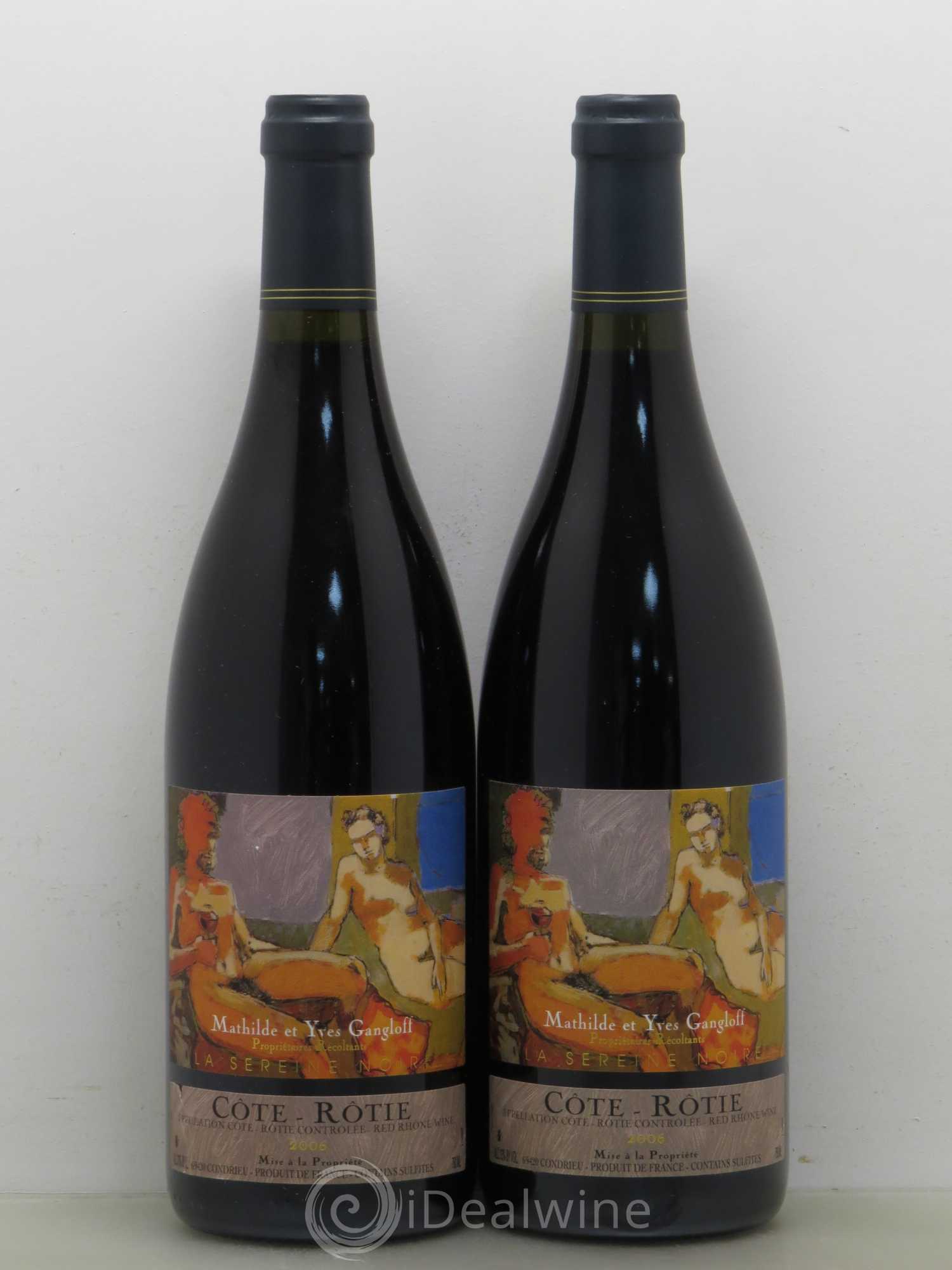Côte-Rôtie La Sereine Noire Gangloff (Domaine) 2006 - Lot de 2 bouteilles - 0