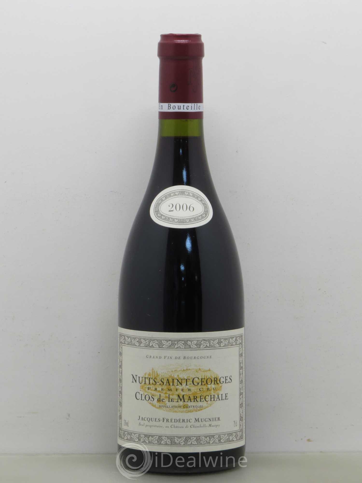 Nuits-Saint-Georges 1er Cru Clos de La Maréchale Jacques-Frédéric Mugnier 2006 - Lot de 1 bouteille - 0