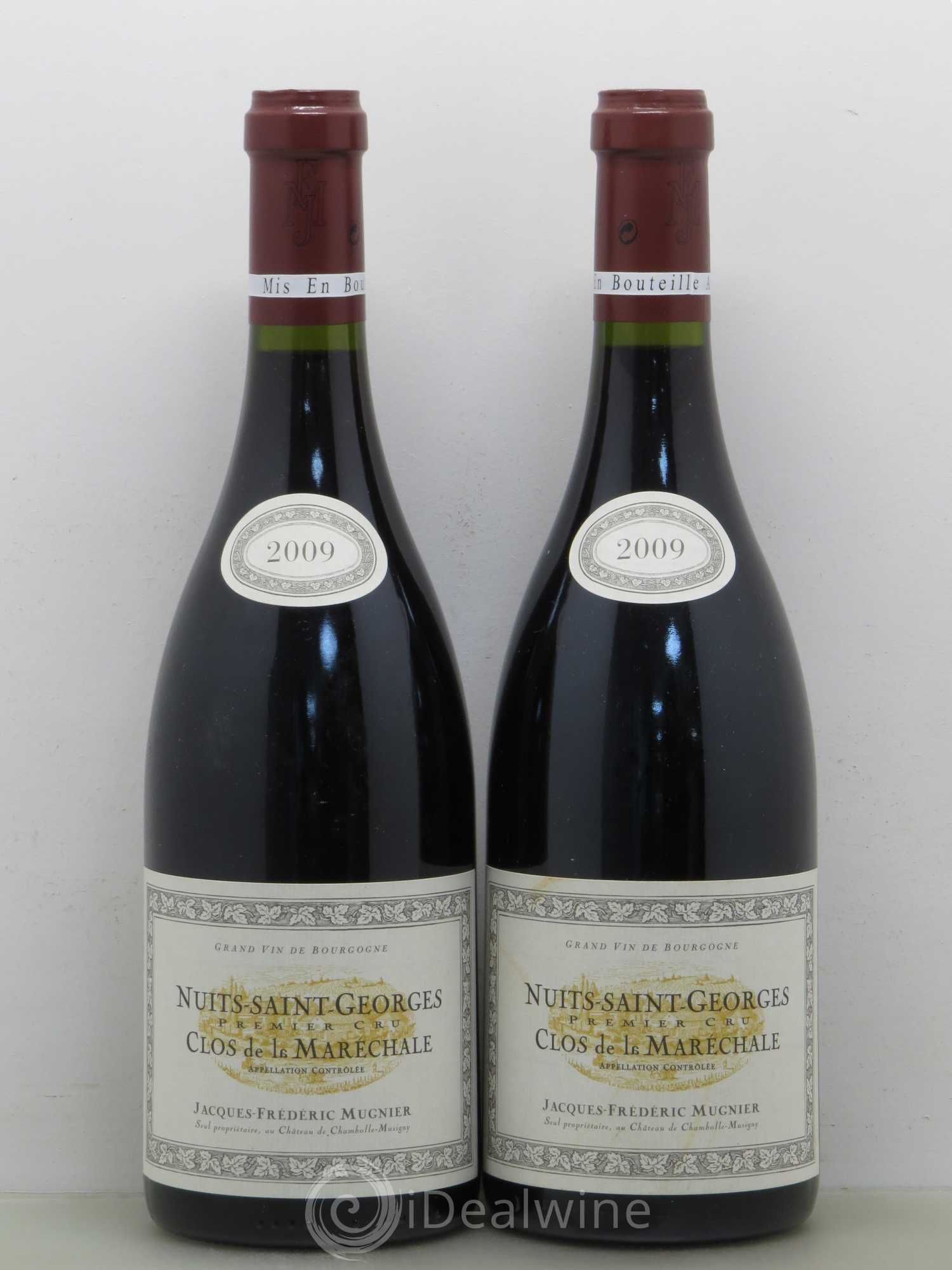 Nuits-Saint-Georges 1er Cru Clos de La Maréchale Jacques-Frédéric Mugnier 2009 - Lot de 2 bouteilles - 0