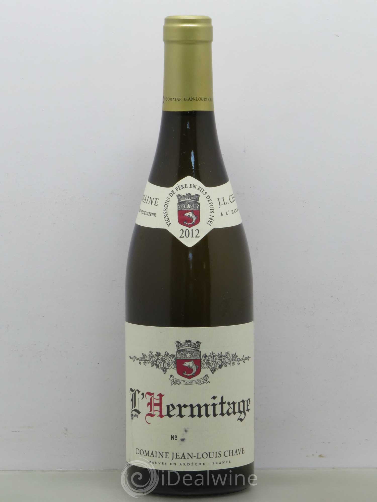 Hermitage Jean-Louis Chave 2012 - Lot de 1 bouteille - 0