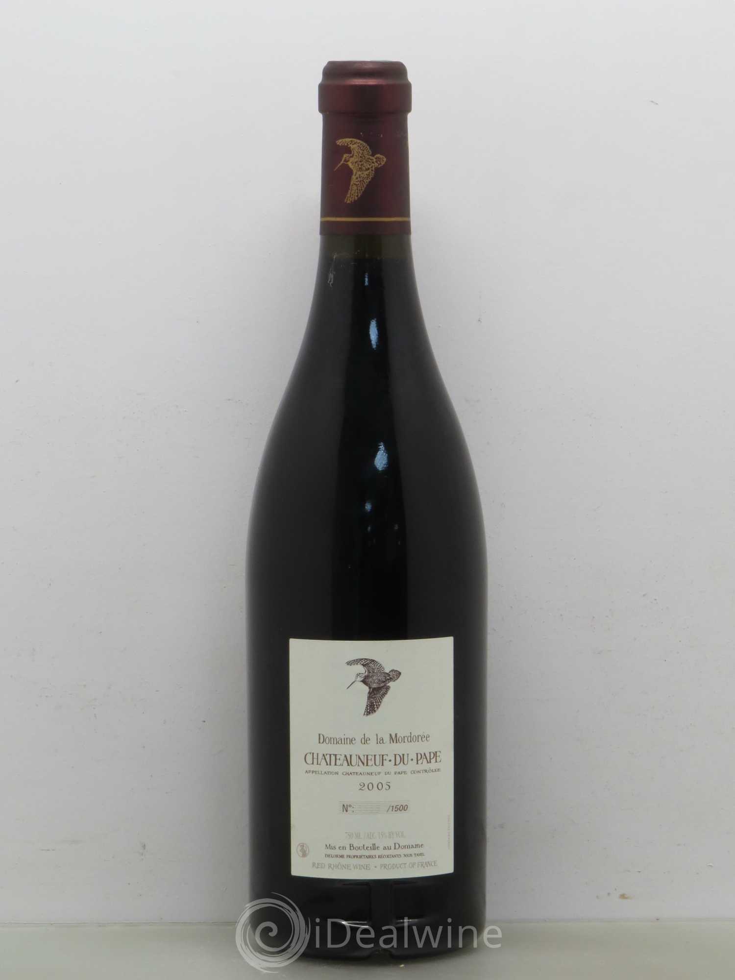 Châteauneuf-du-Pape La Plume du Peintre La Mordorée (Domaine de) 2005 - Lot de 1 bouteille - 1