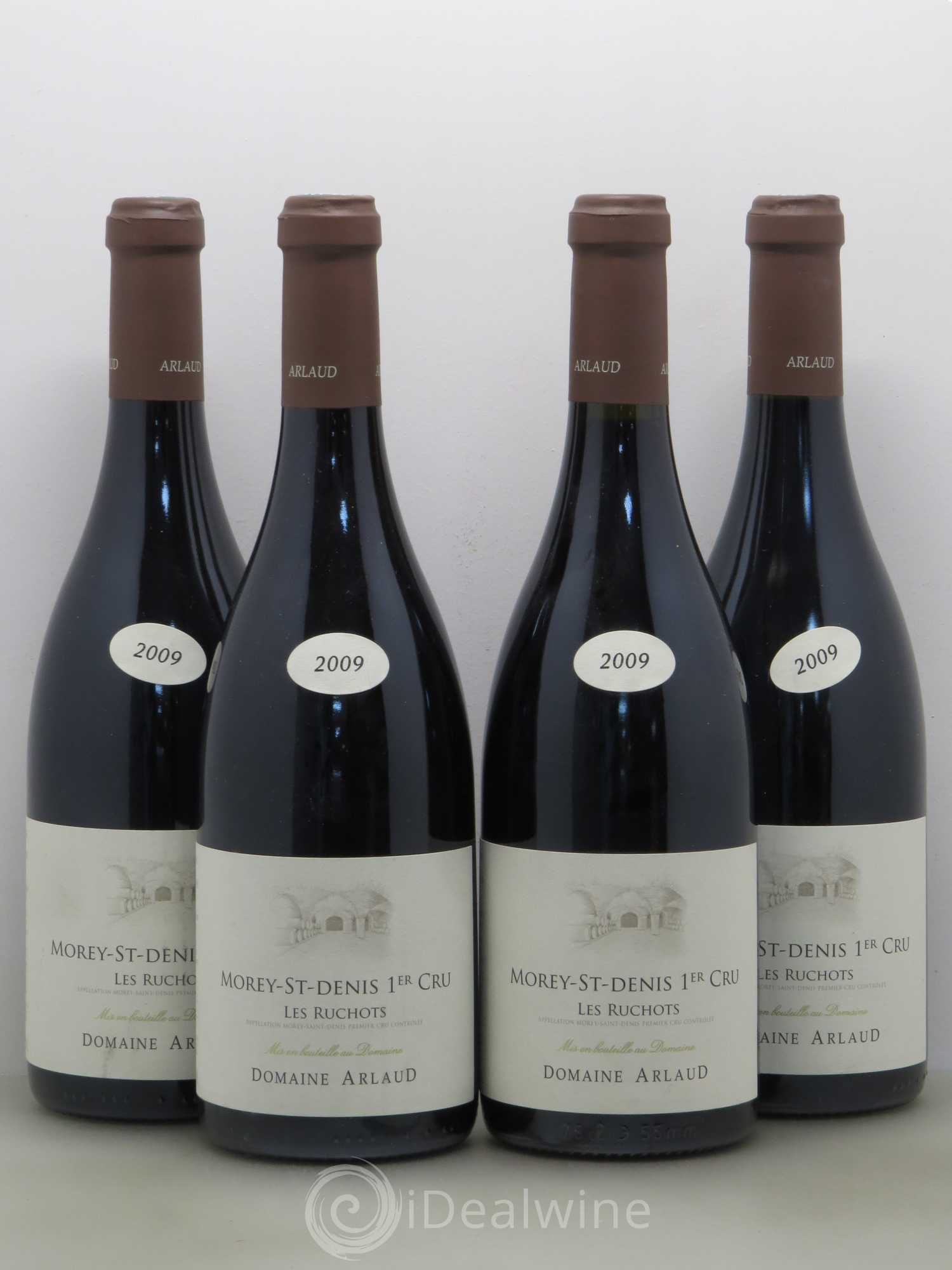 Morey-Saint-Denis 1er Cru Les Ruchots Arlaud 2009 - Lot de 4 bouteilles - 0