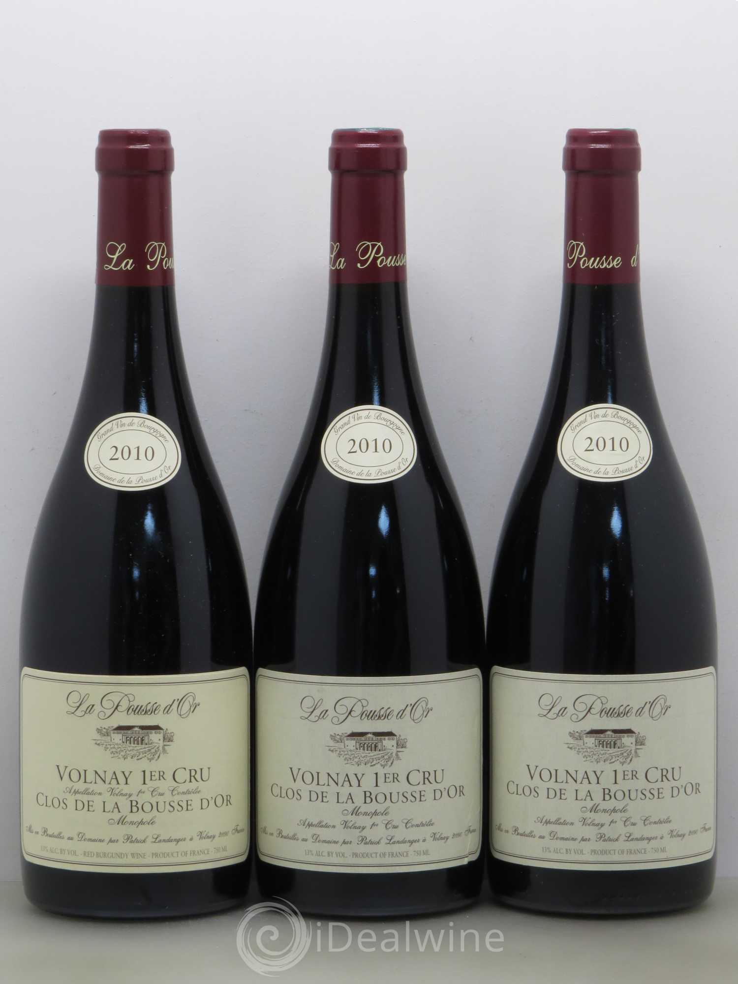 Volnay 1er Cru Clos de la Bousse d'Or La Pousse d'Or (Domaine de) 2010 - Lot de 6 bouteilles - 2