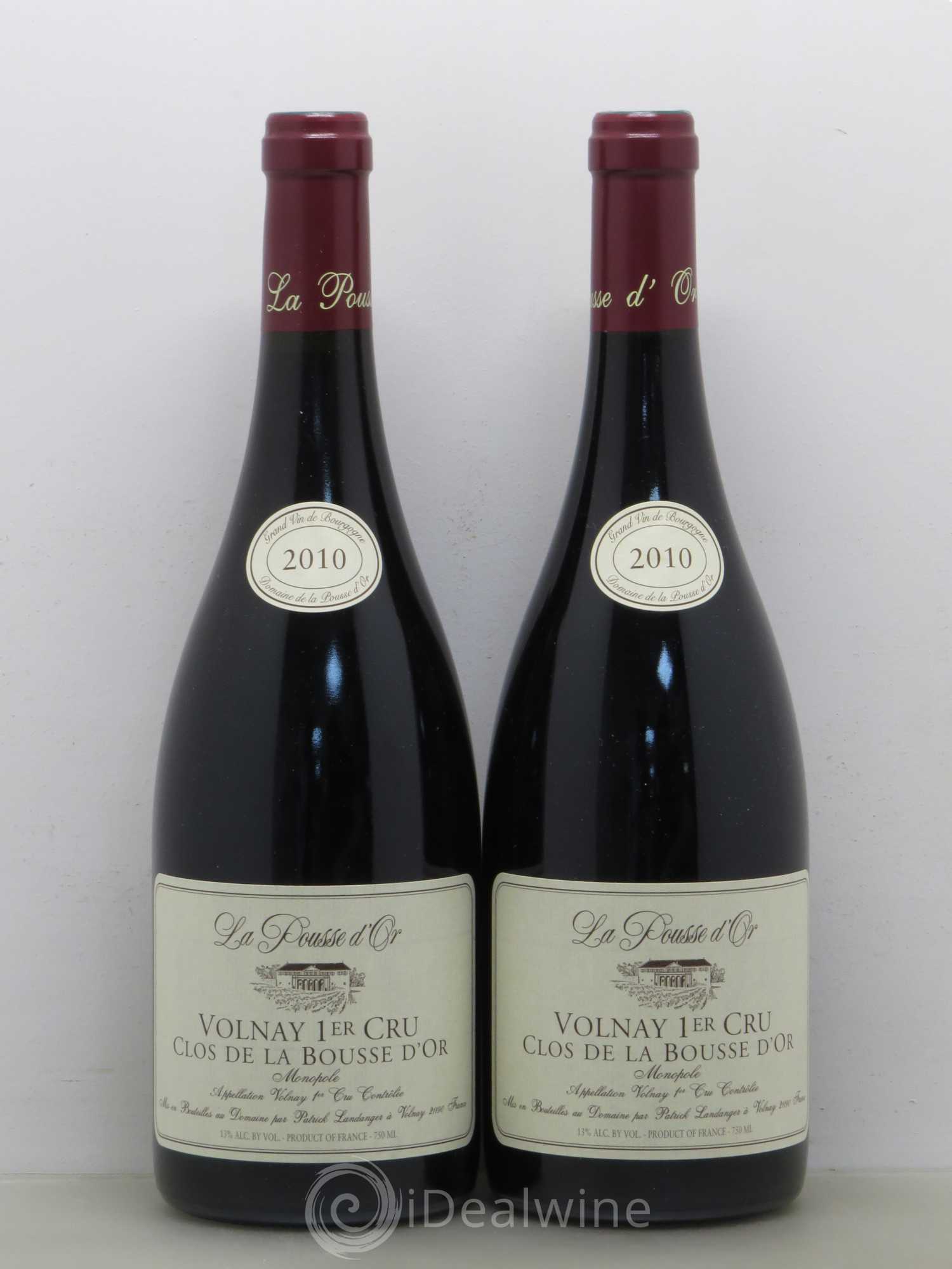 Volnay 1er Cru Clos de la Bousse d'Or La Pousse d'Or (Domaine de) 2010 - Lot de 2 bouteilles - 0
