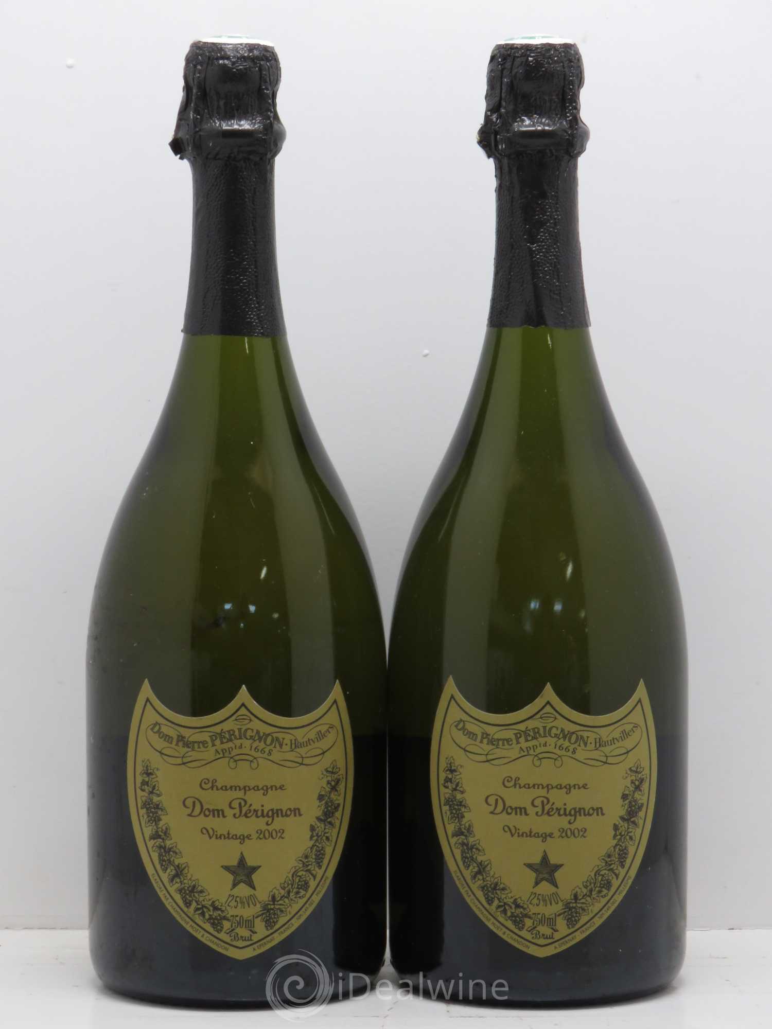 Brut Dom Pérignon 2002 - Lot de 2 bouteilles - 0
