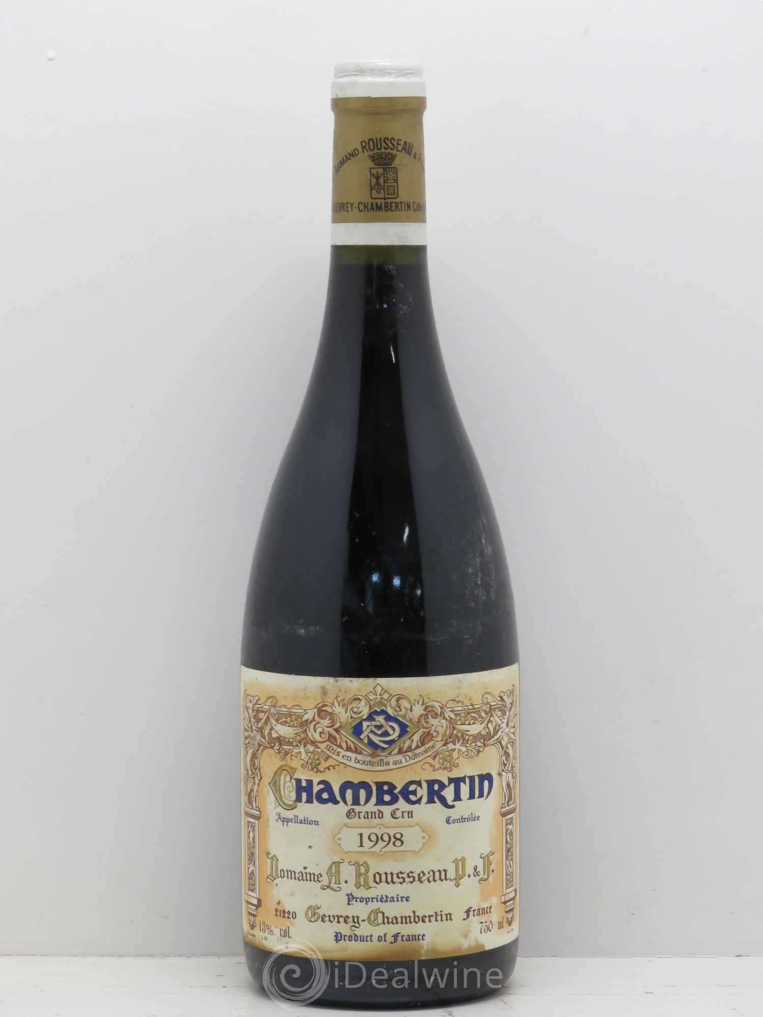 Chambertin Grand Cru Armand Rousseau (Domaine) 1998 - Lot de 1 bouteille - 0