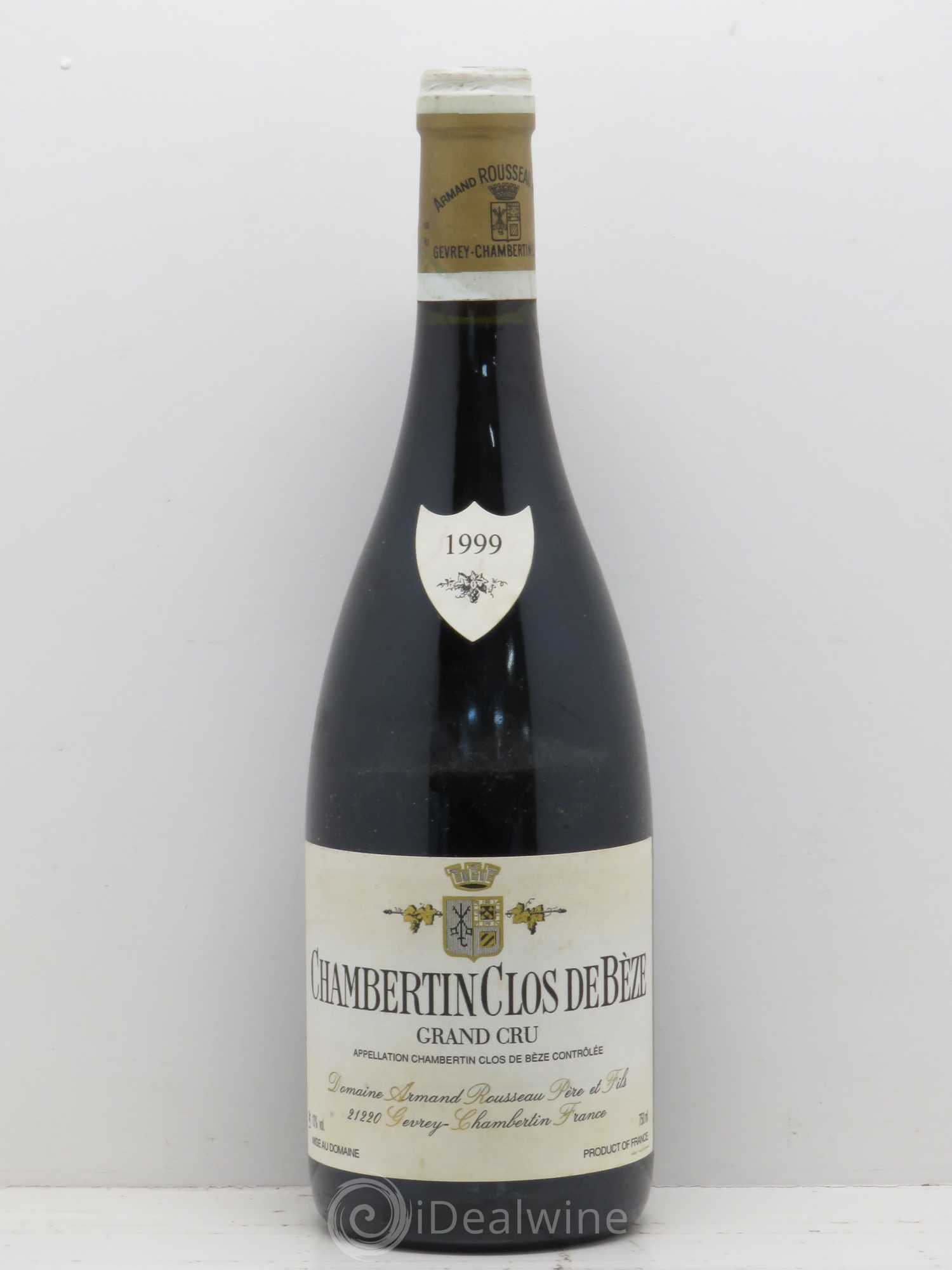 Chambertin Clos de Bèze Grand Cru Armand Rousseau (Domaine) 1999 - Lot de 1 bouteille - 0