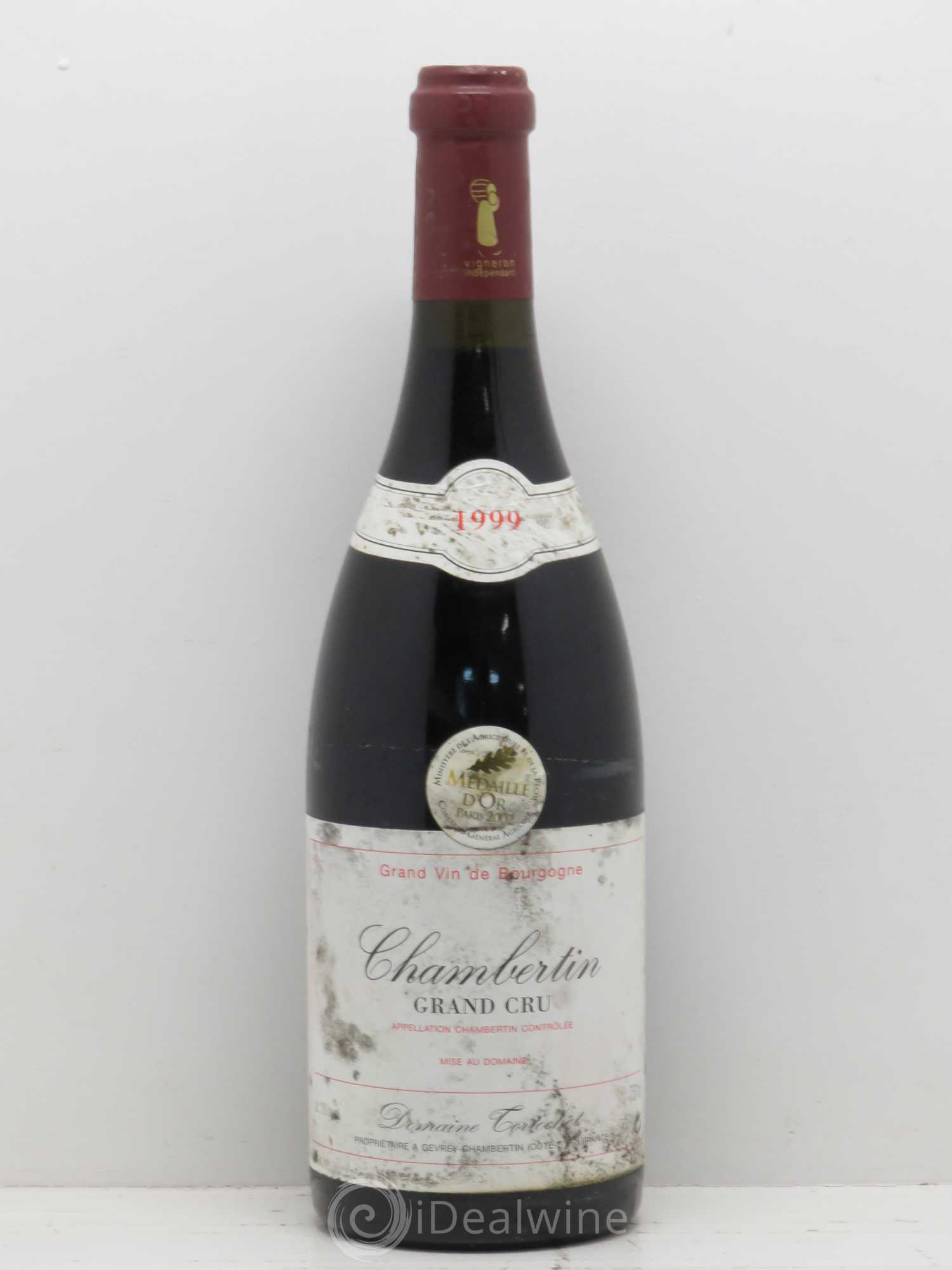 Chambertin Grand Cru Tortochot 1999 - Lot de 1 bouteille - 0