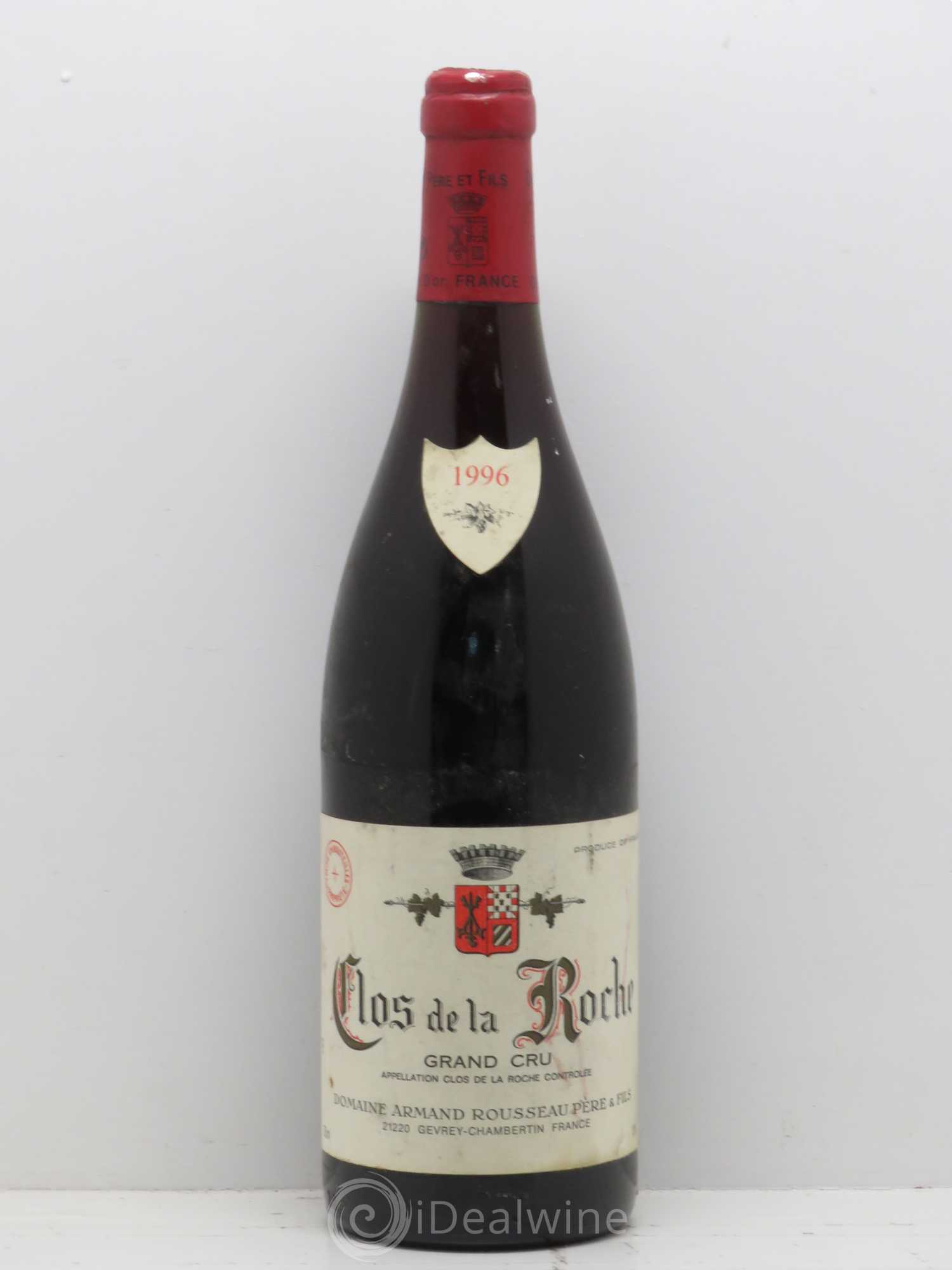 Clos de la Roche Grand Cru Armand Rousseau (Domaine) 1996 - Lot de 1 bouteille - 0