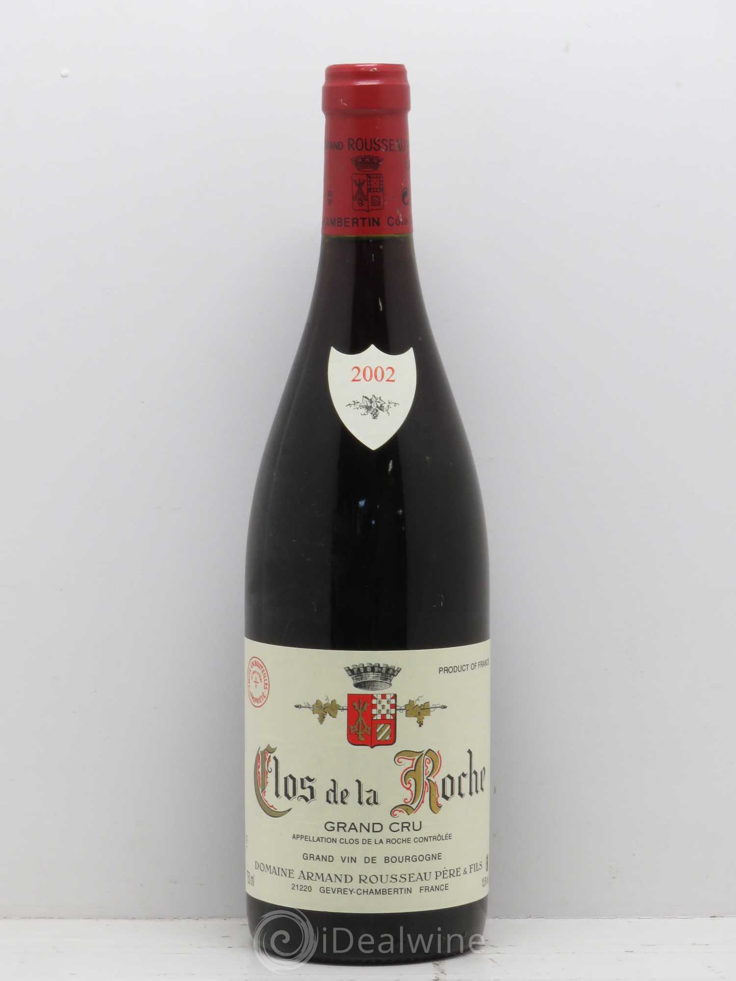 Clos de la Roche Grand Cru Armand Rousseau (Domaine) 2002 - Lot de 1 bouteille - 0