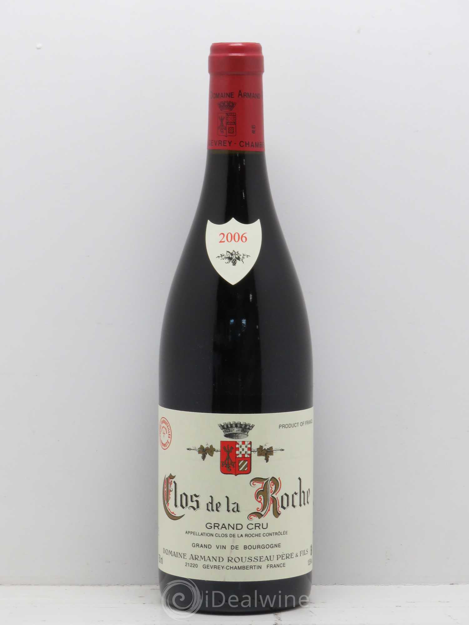Clos de la Roche Grand Cru Armand Rousseau (Domaine) 2006 - Posten von 1 Flasche - 0