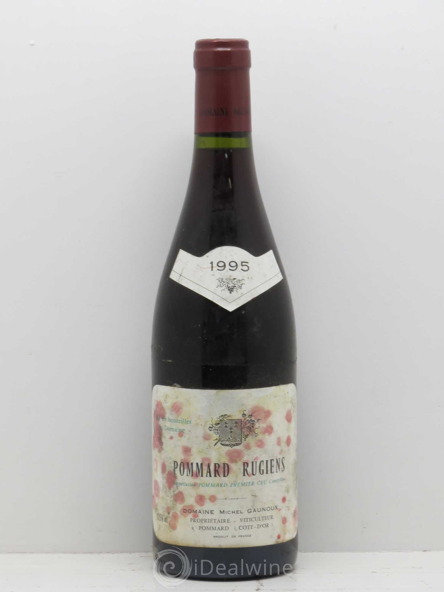 Pommard 1er Cru Rugiens François Gaunoux (Domaine) 1995 - Lot de 1 bouteille - 0