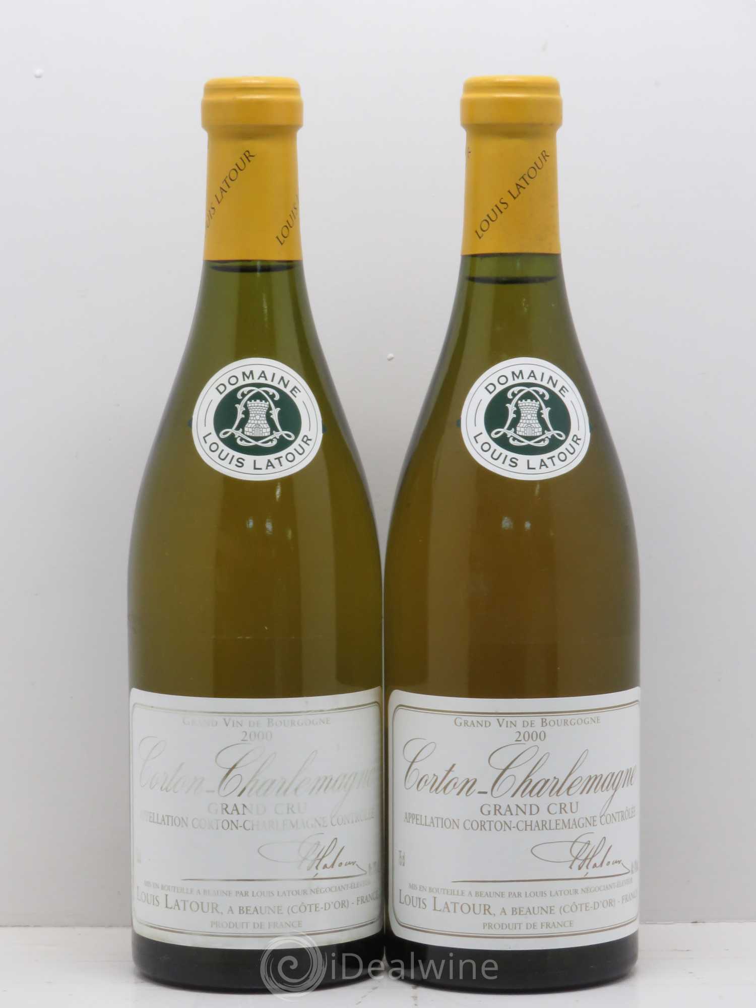 Corton-Charlemagne Grand Cru Louis Latour 2000 - Lot de 2 bouteilles - 0