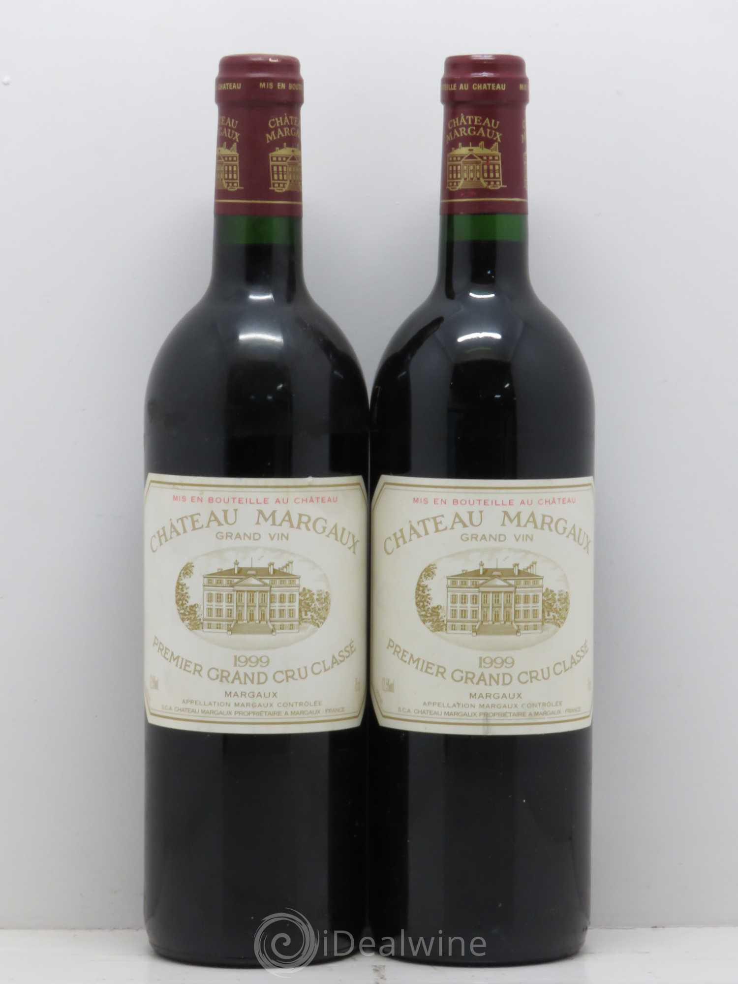 Château Margaux 1er Grand Cru Classé 1999 - Lot de 2 bouteilles - 0