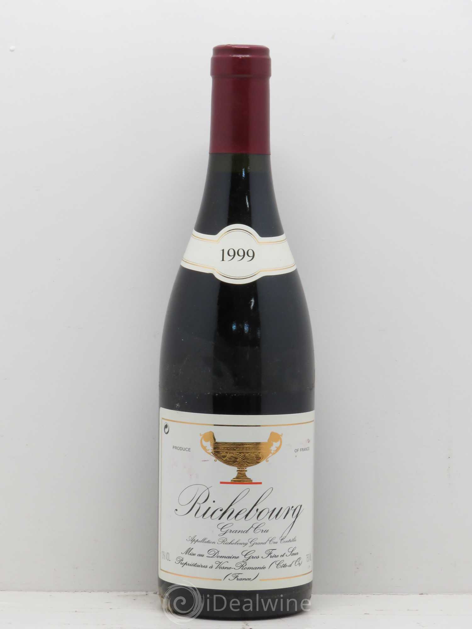 Richebourg Grand Cru Gros Frère & Soeur 1999 - Lot de 1 bouteille - 0