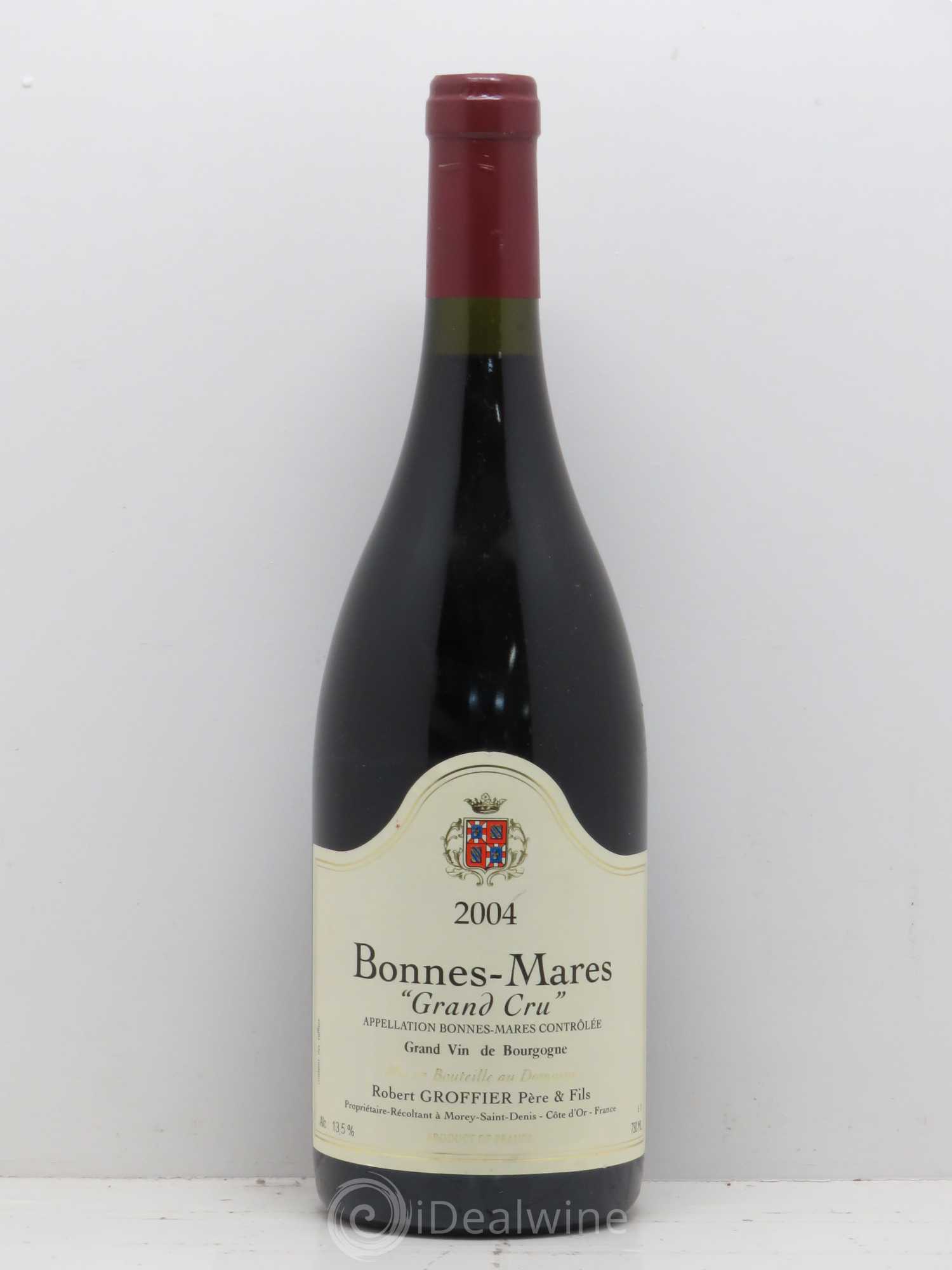 Bonnes-Mares Grand Cru Robert Groffier Père & Fils (Domaine) 2004 - Lot de 1 bouteille - 0