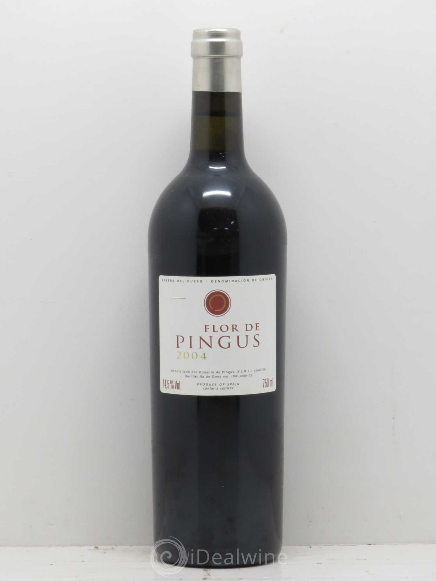 Ribera Del Duero Flor de Pingus Dominio de Pingus - Peter Sisseck 2004 - Lot de 1 bouteille - 0