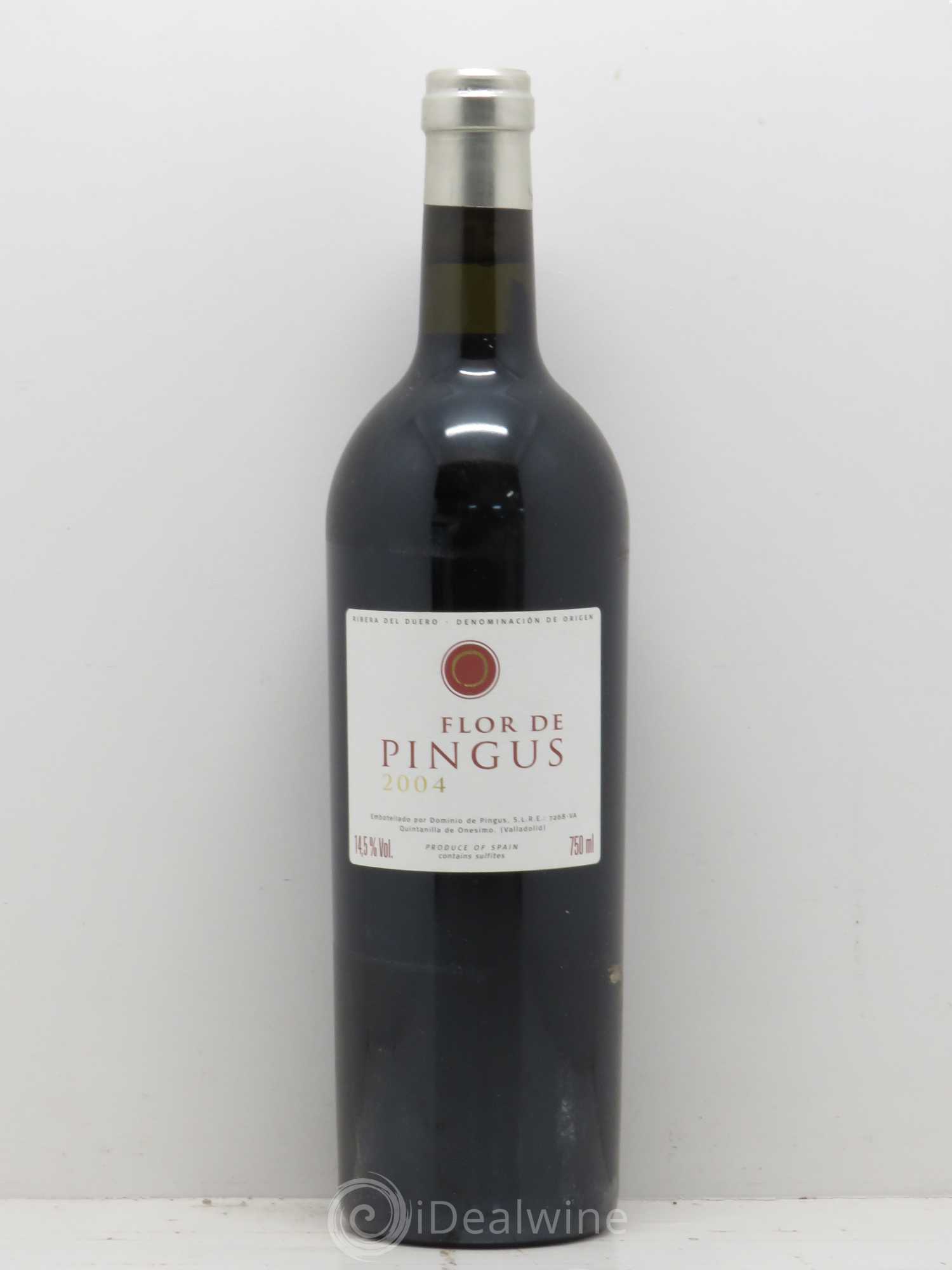 Ribera Del Duero Flor de Pingus Dominio de Pingus - Peter Sisseck 2004 - Lot de 1 bouteille - 0